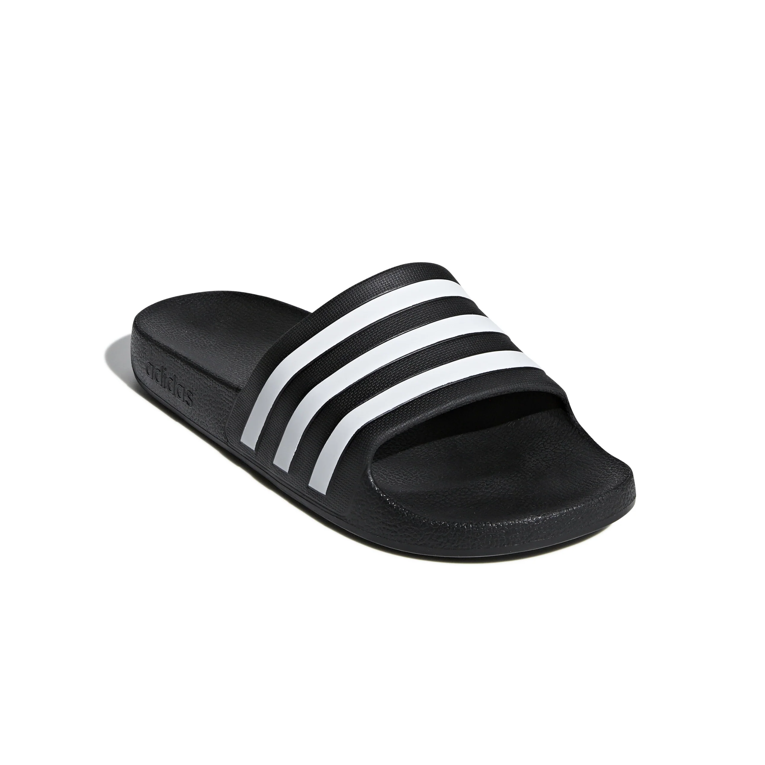 Adidas Adilette Aqua Sliders - Core Black / Footwear White / Core Black - Image 2