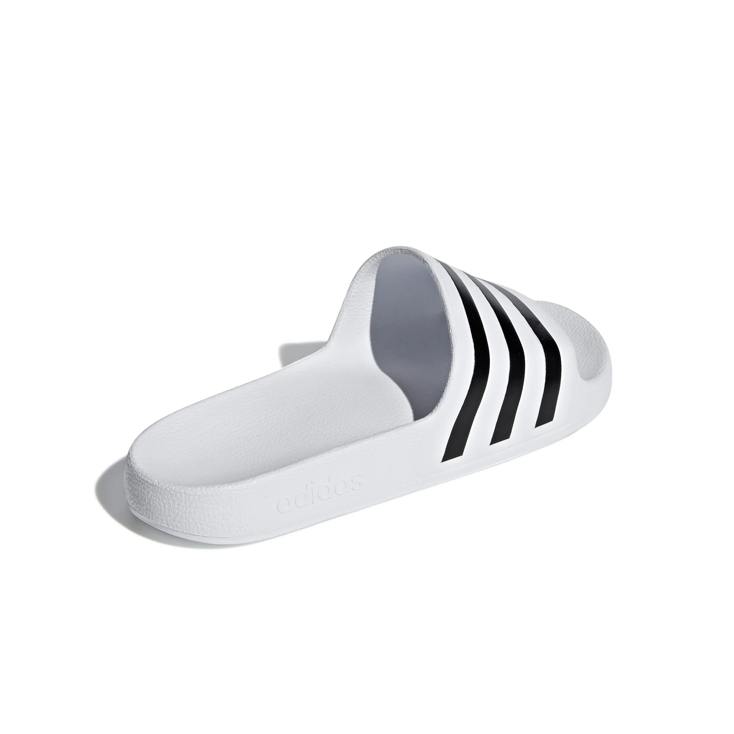 Adidas Adilette Aqua Sliders - Footwear White / Core Black / Footwear White - Image 3