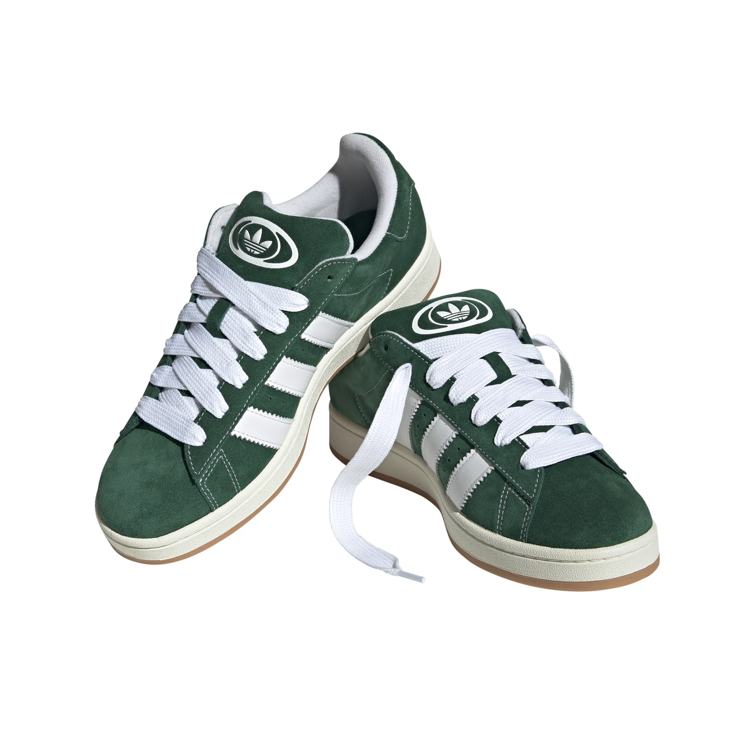 Adidas Campus 00's Shoes - Dark Green / Cloud White / Off White (H03472) - Image 4
