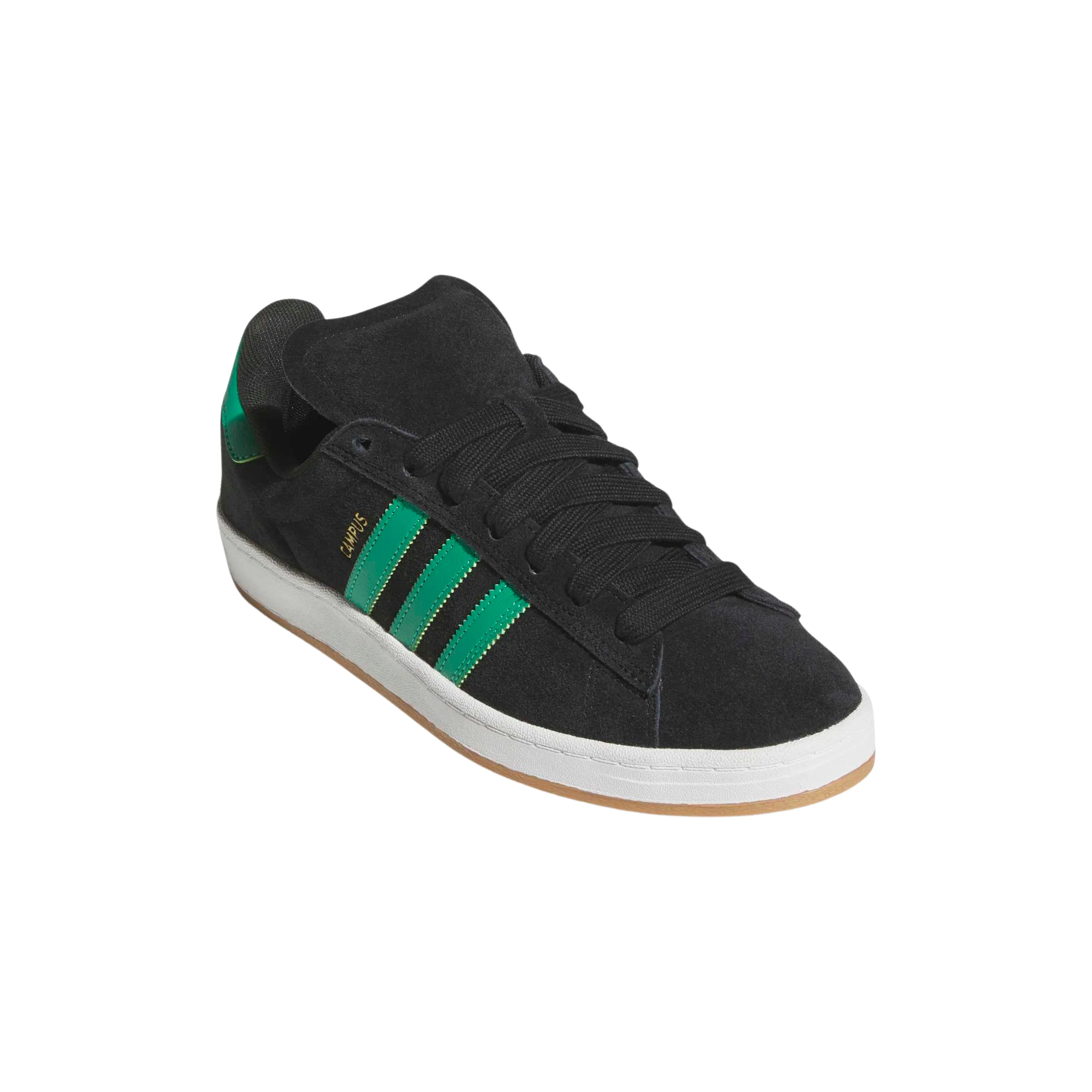 Adidas Campus 90s ADV Shoes - Core Black / Court Green / Cloud White (KI5725) - Image 2