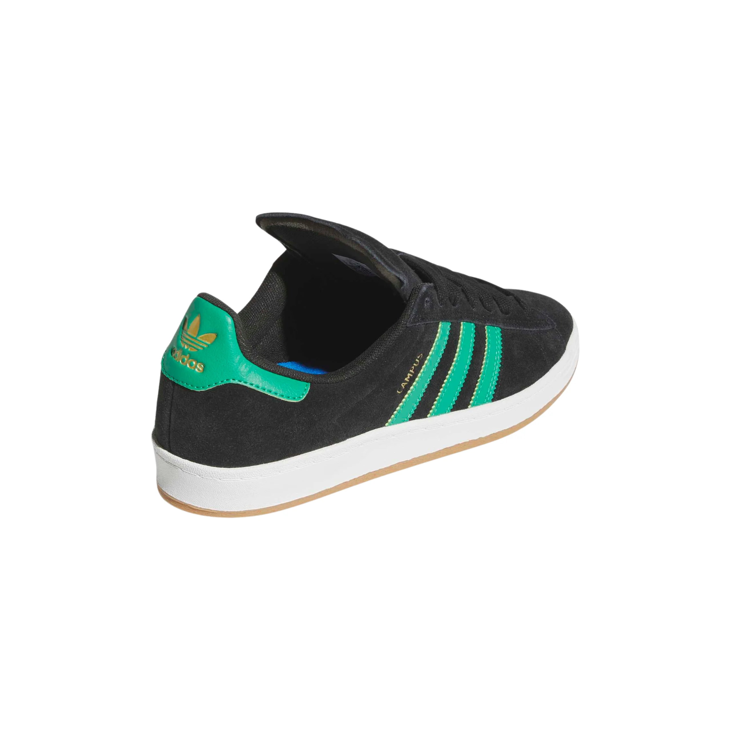 Adidas Campus 90s ADV Shoes - Core Black / Court Green / Cloud White (KI5725) - Image 3