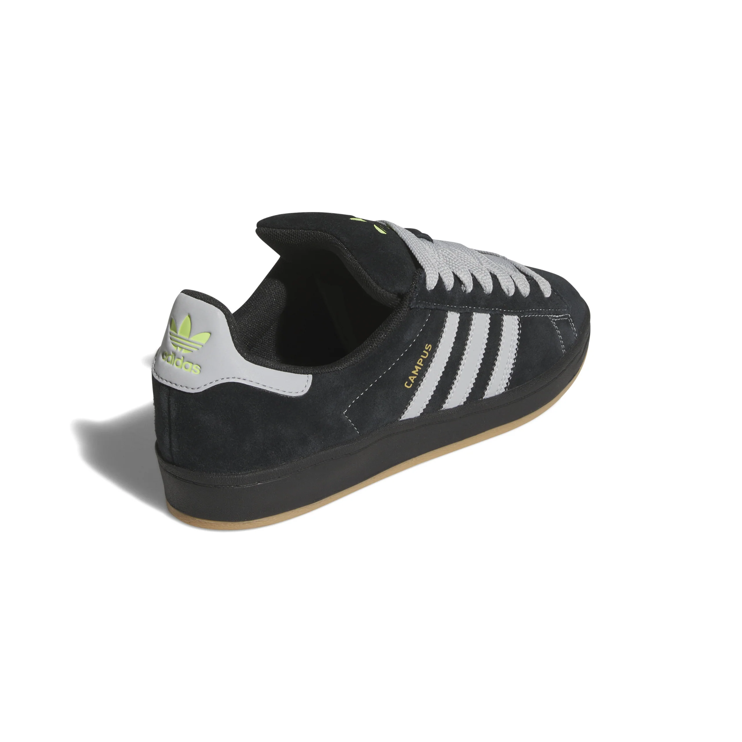 Adidas Campus 90s ADV Shoes - Core Black / Grey Two / Gold Metallic - Image 3