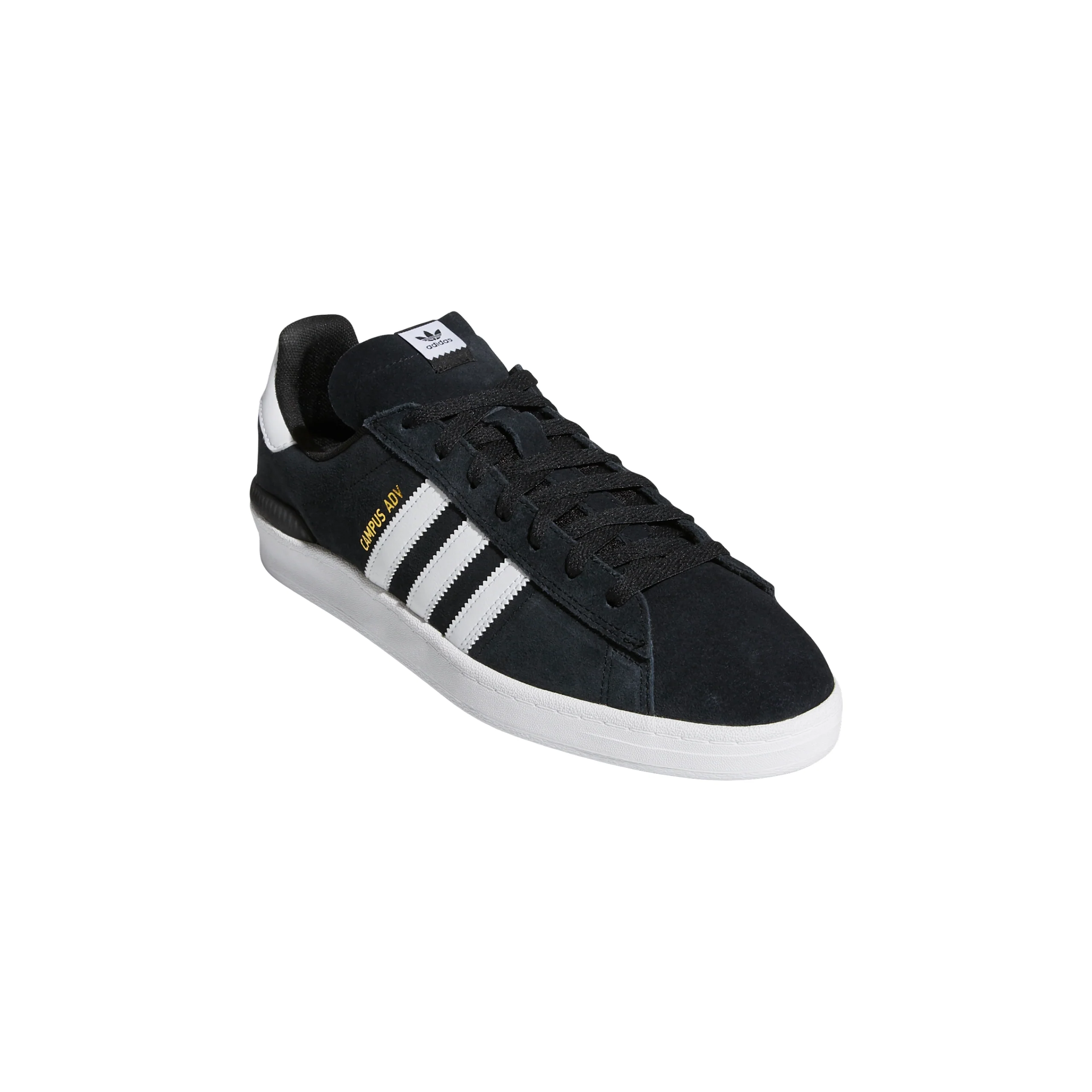 Adidas Campus ADV Shoes - Core Black / Cloud White / Cloud White (B22716) - Image 2
