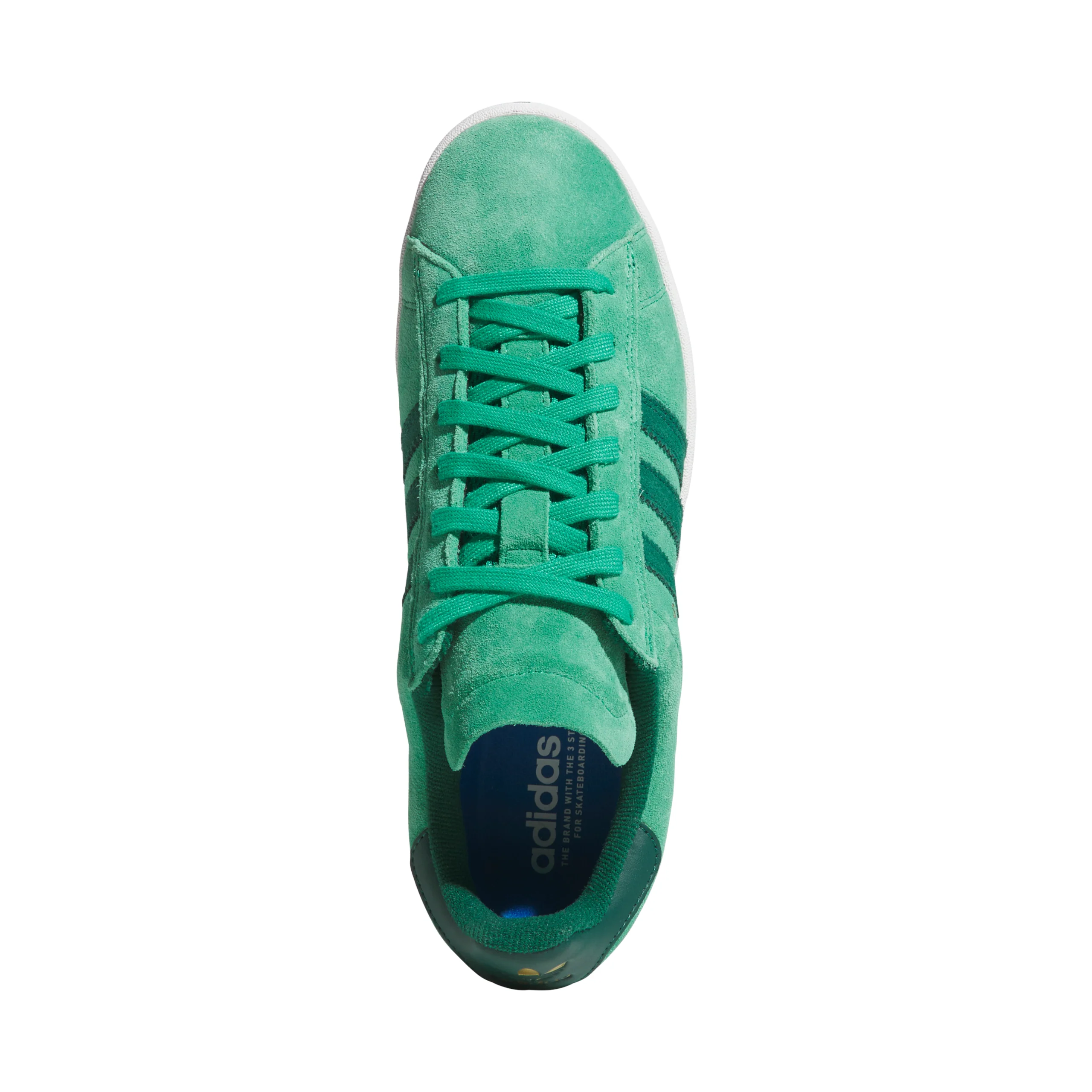 Adidas Campus ADV Shoes - Court Green / Collegiate Green / Cloud White - Image 4