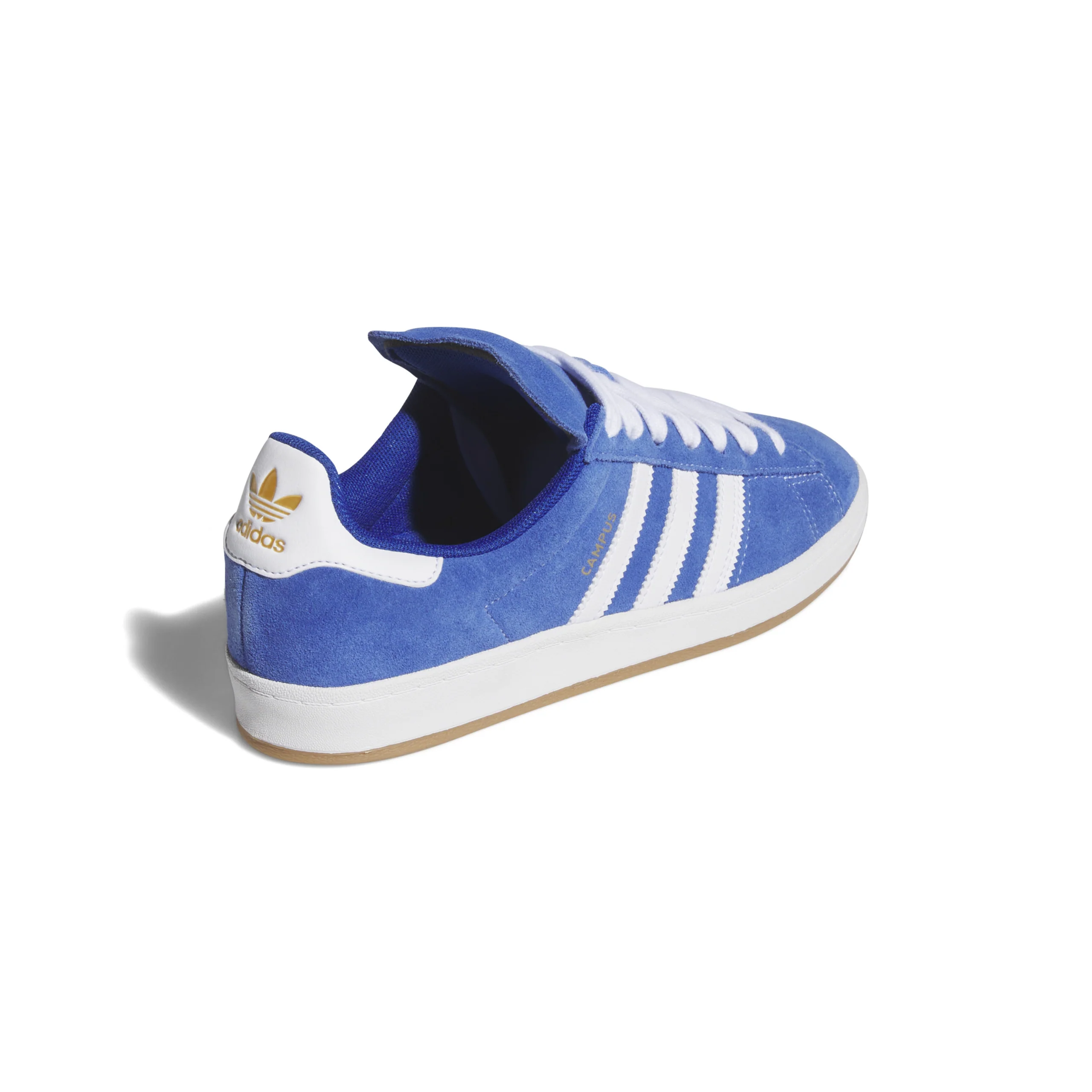 Adidas Campus ADV Shoes - Royal Blue / Cloud White / Gold Metallic - Image 3