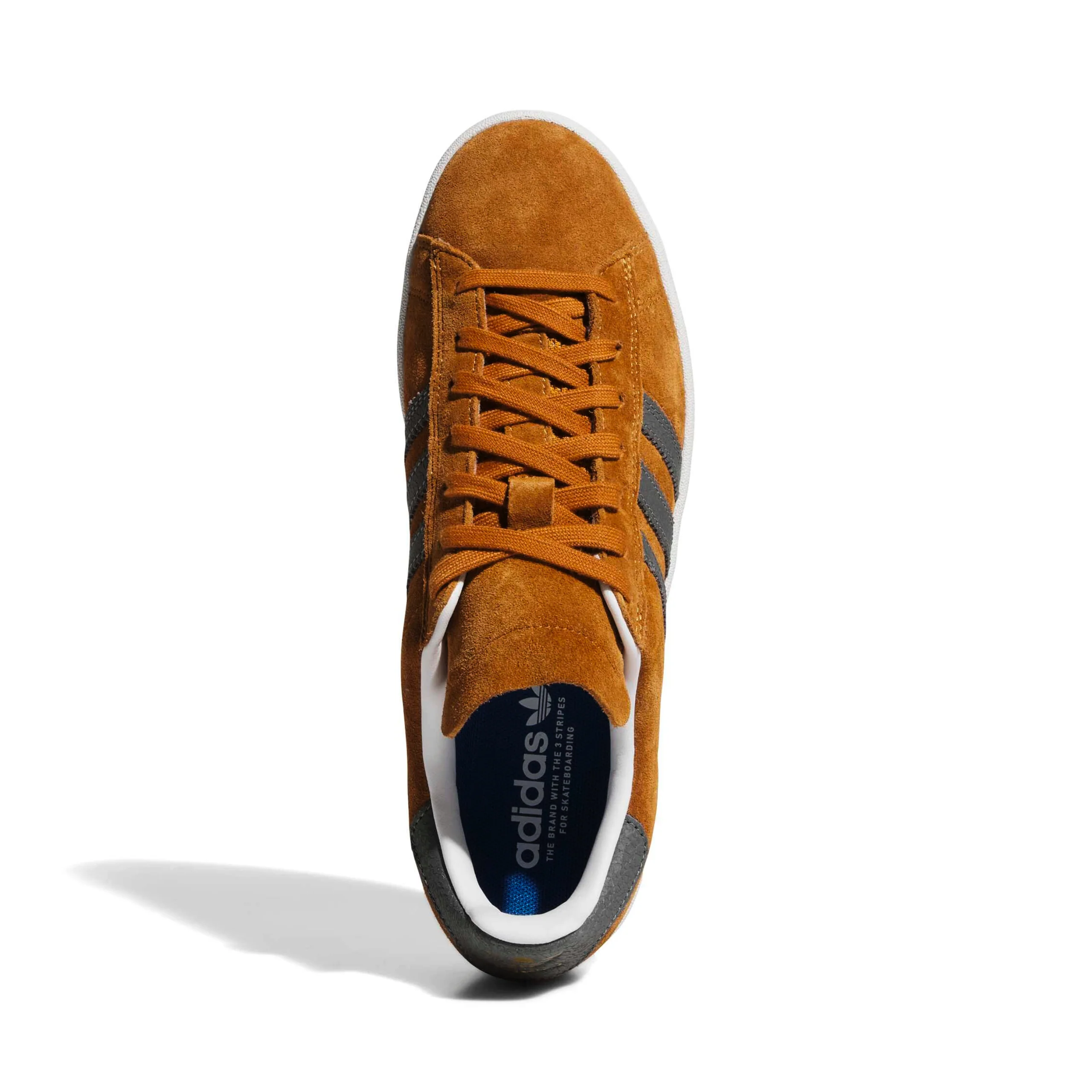 Adidas Campus ADV Shoes - Rustic Orange / Grey Four / Footwear White (JP8542) - Image 4