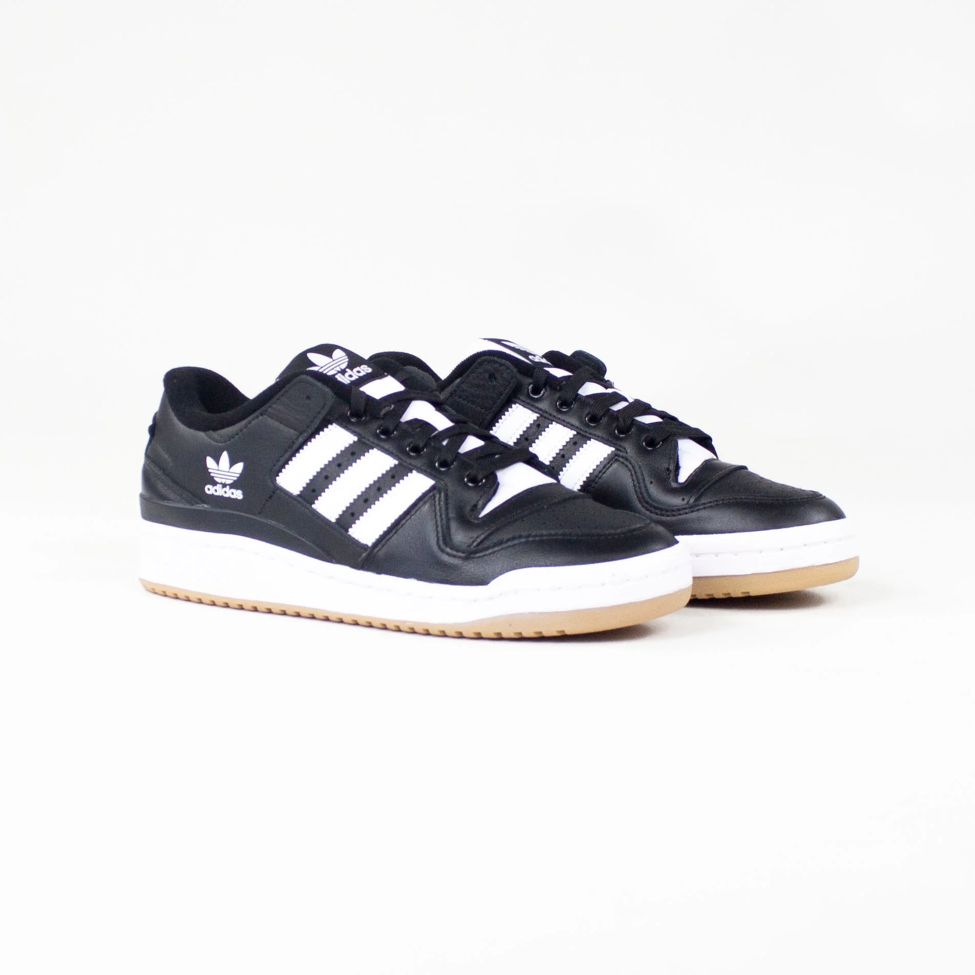 Adidas Forum 84 Low ADV Shoes - Core Black / Core White / Core White - Image 3