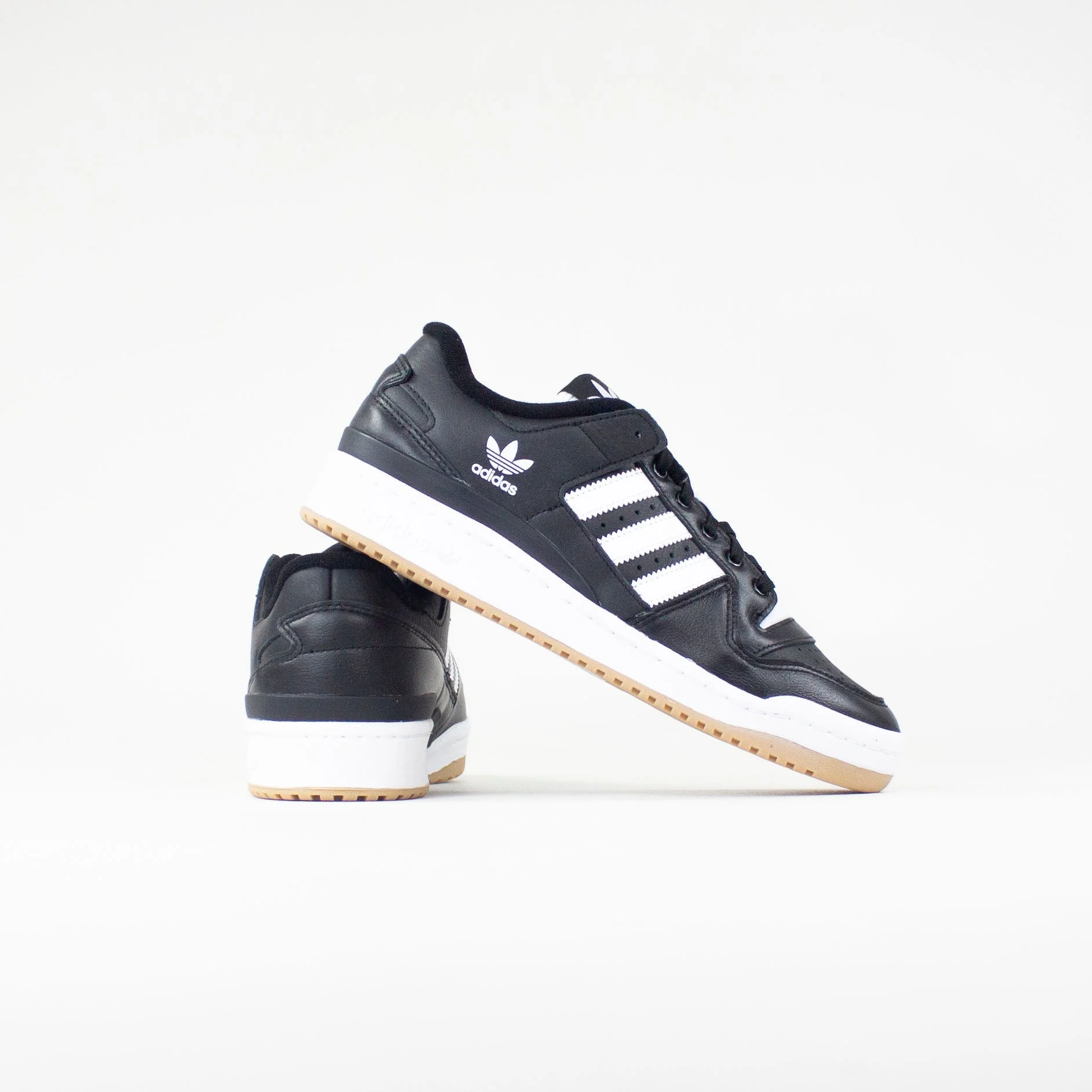Adidas Forum 84 Low ADV Shoes - Core Black / Core White / Core White - Image 5