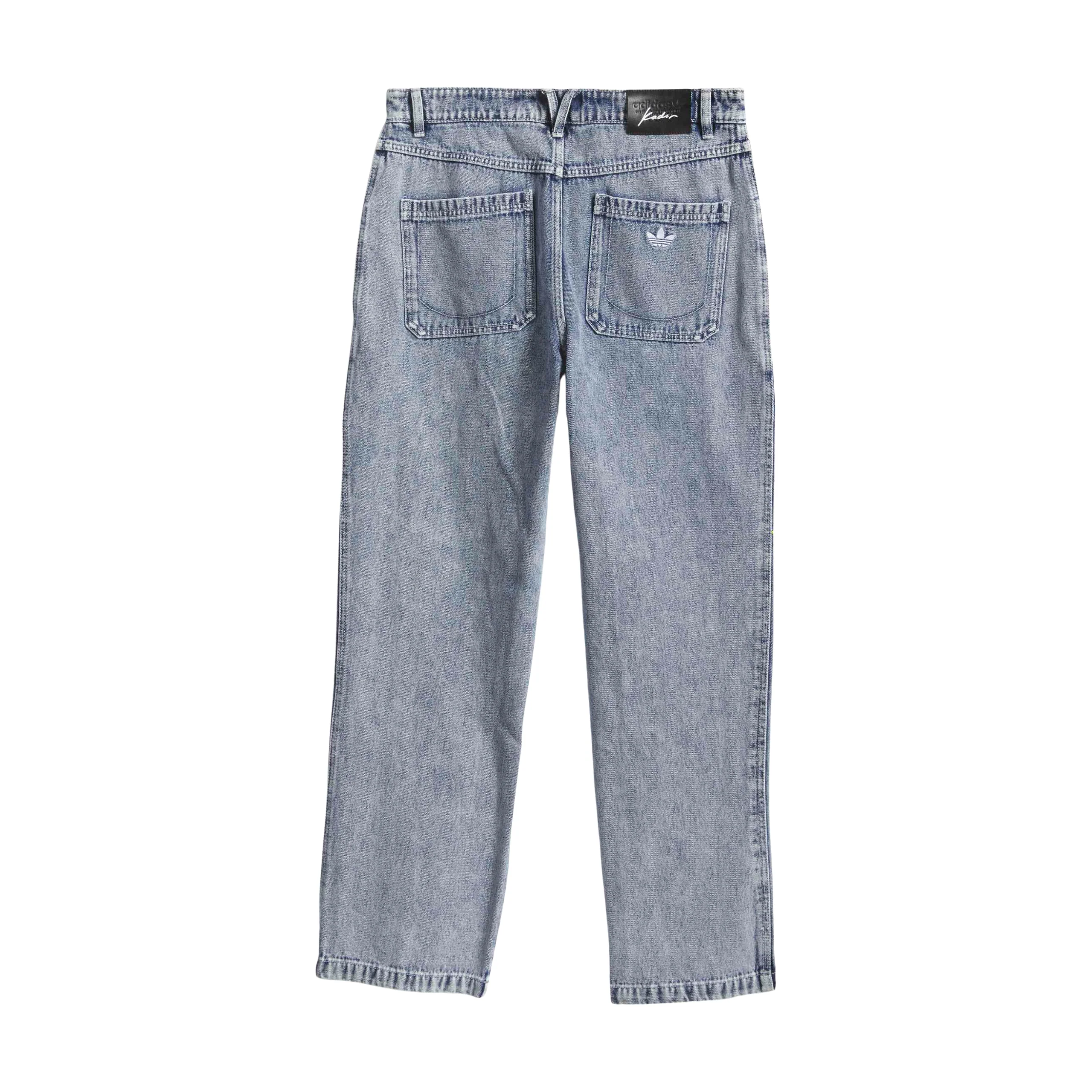 Adidas Kader Acid Wash Pant - Light Solid Grey - Image 2