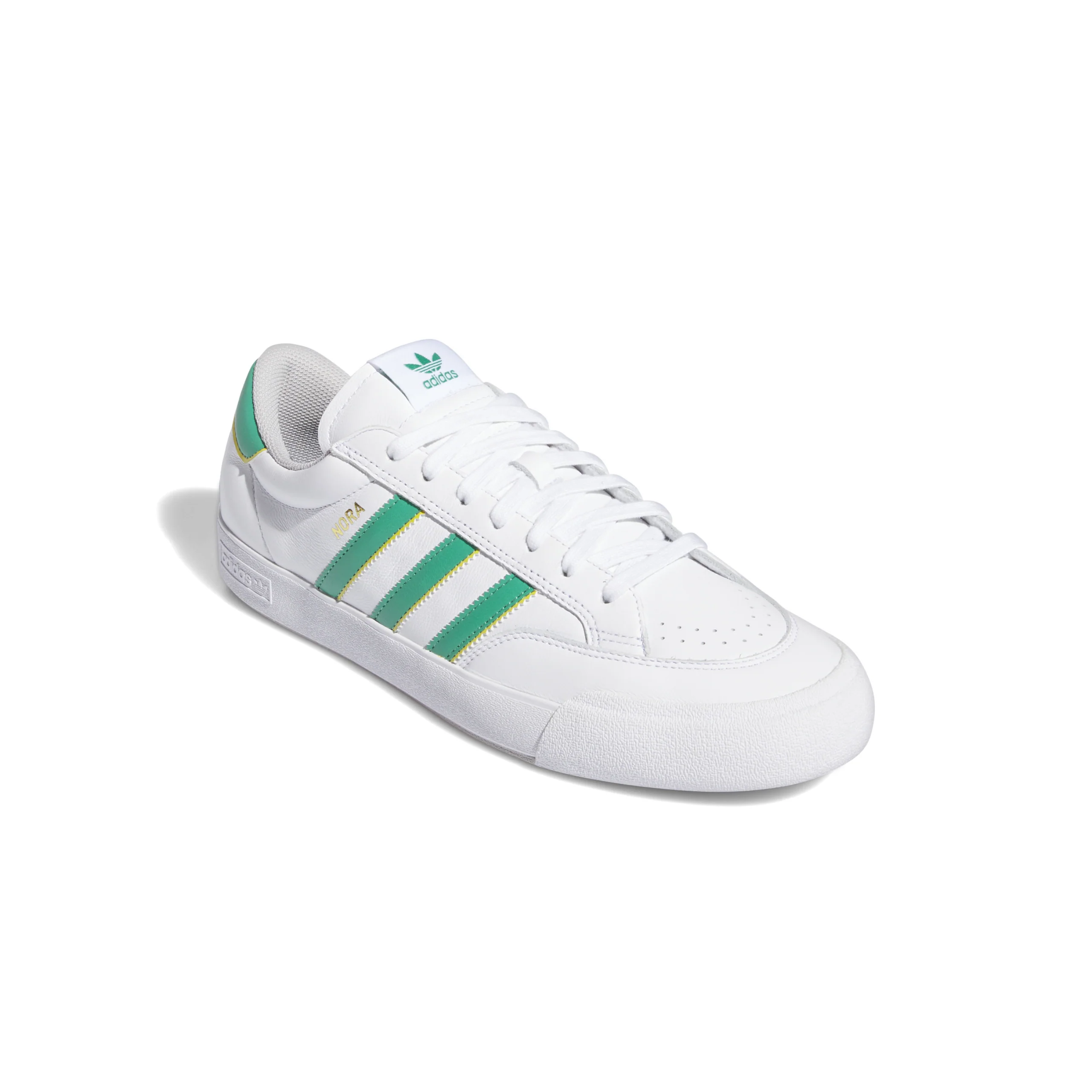 Adidas Nora Shoes - Footwear White / Core Green / Yellow (IF2069) - Image 2