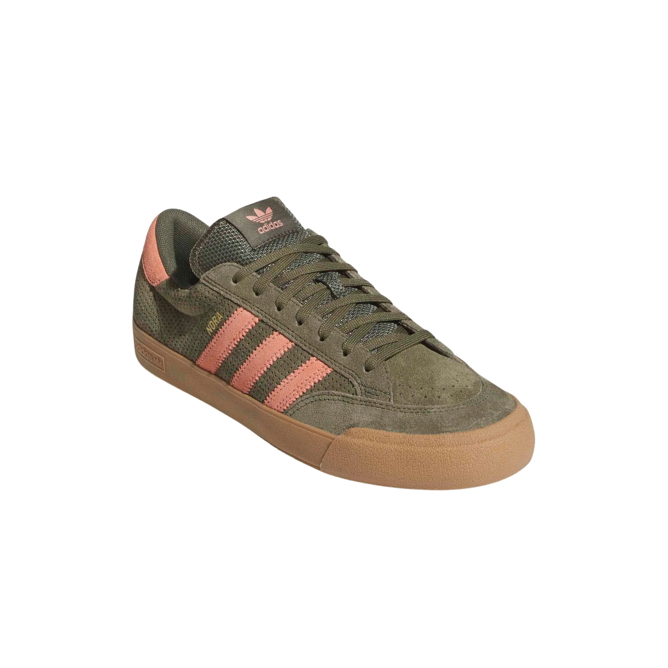 Adidas Nora Shoes - Olive Strata / Wonder Clay / Gum4 - Image 2