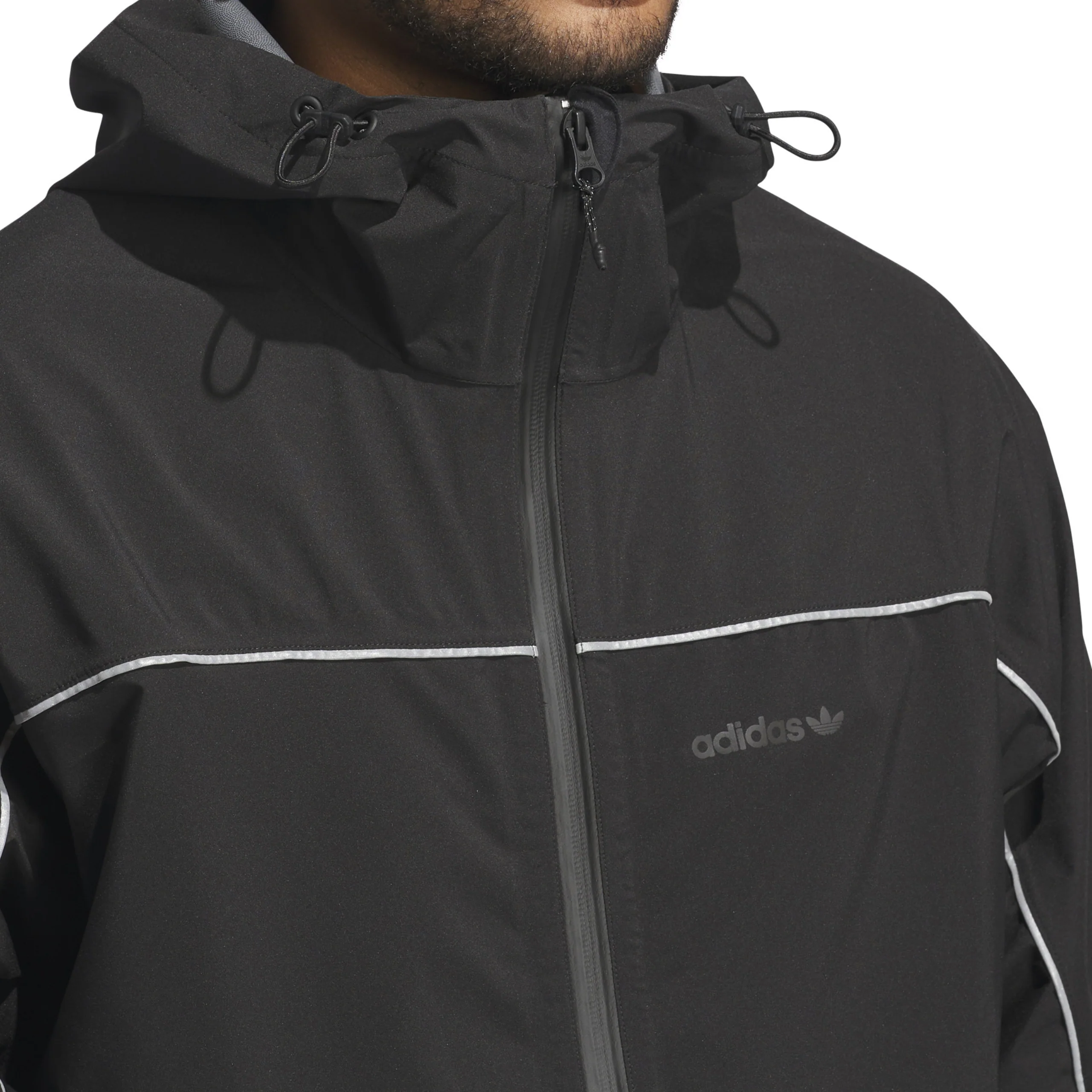 Adidas Premiere Rain Shell Coat Jacket – Black - Image 5