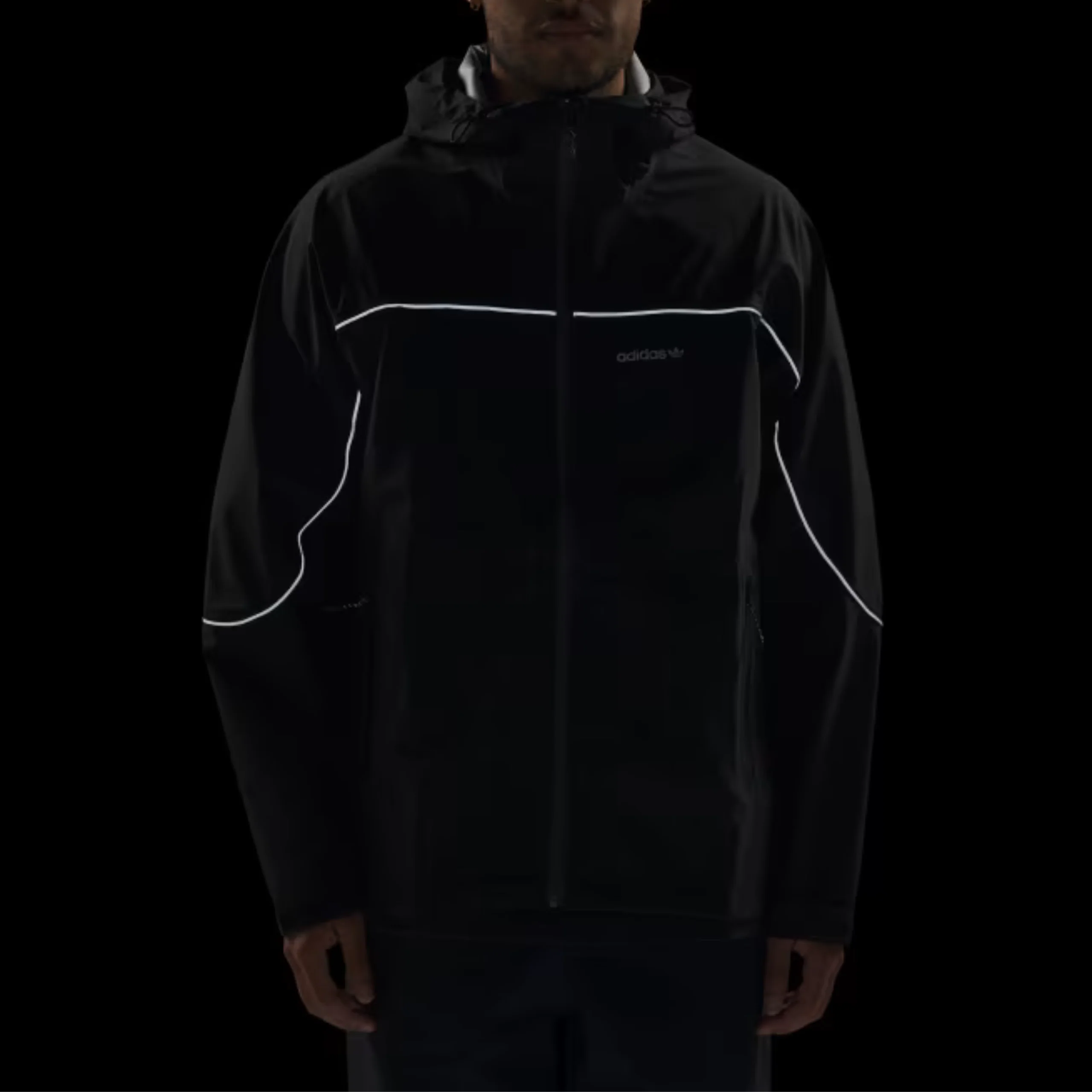 Adidas Premiere Rain Shell Coat Jacket – Black - Image 6