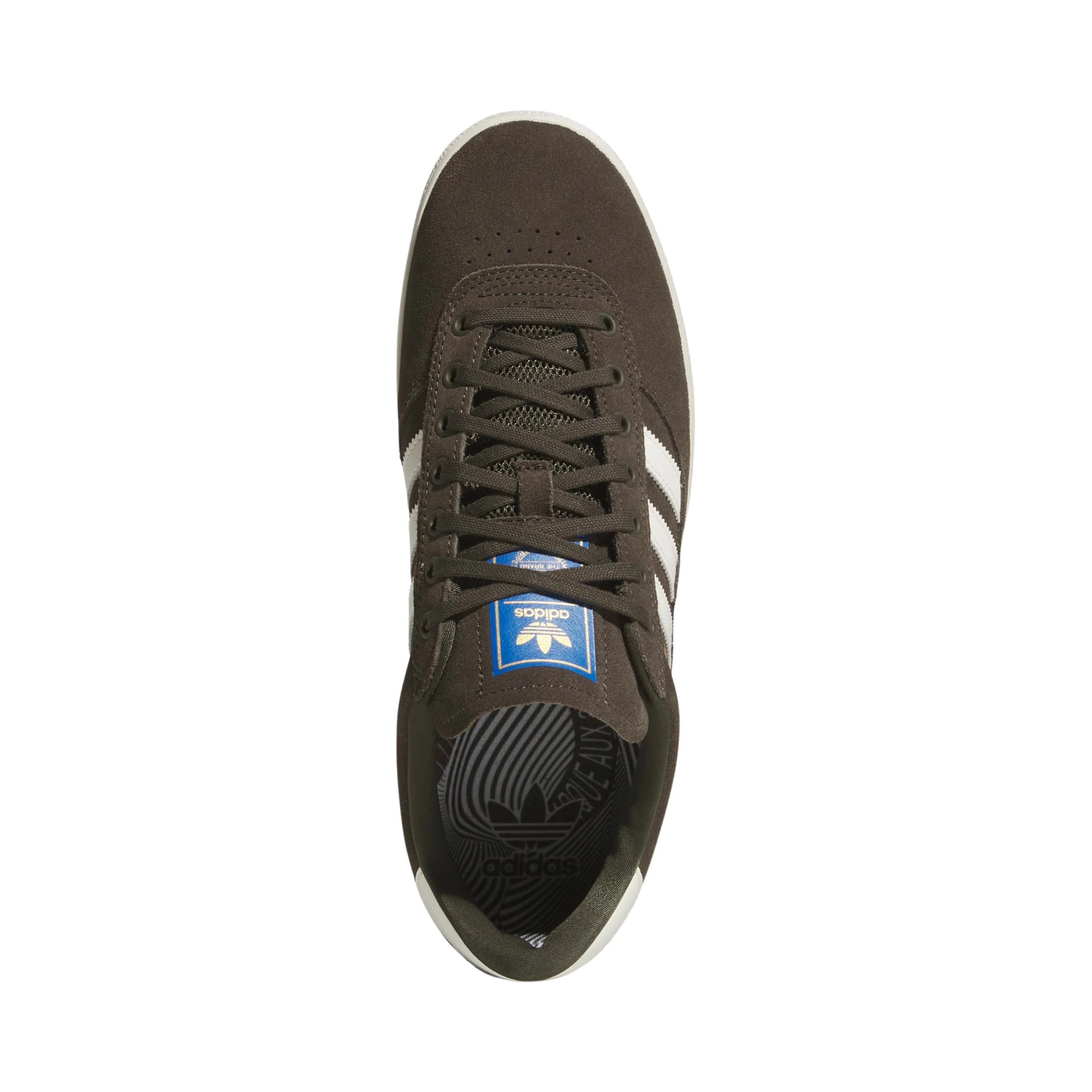Adidas Puig Indoor Shoes - Shadow Olive / Off White / Bluebird (JQ1115) - Image 4