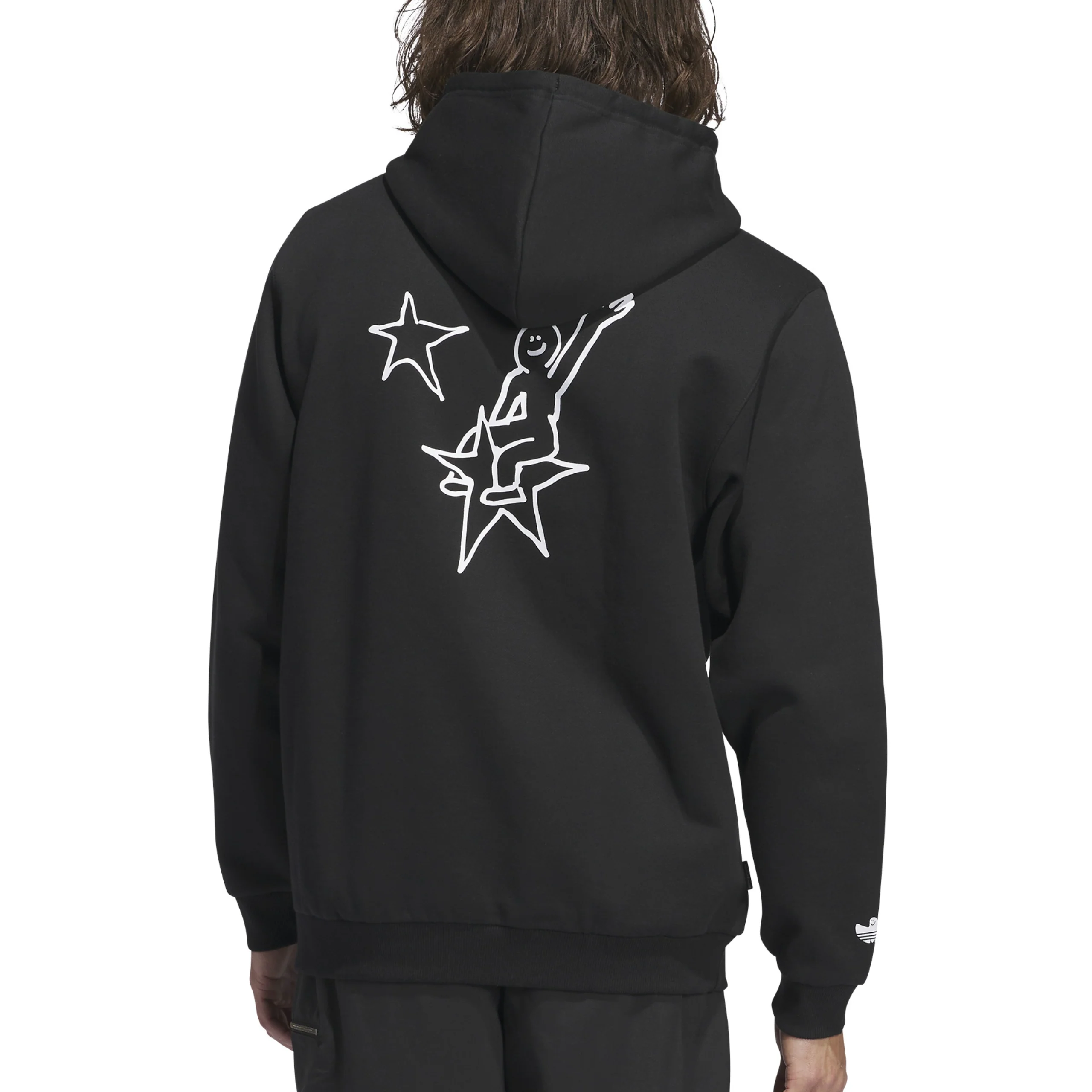 Adidas Shmoofoil Star Rider Hoodie - Black / White - Image 2