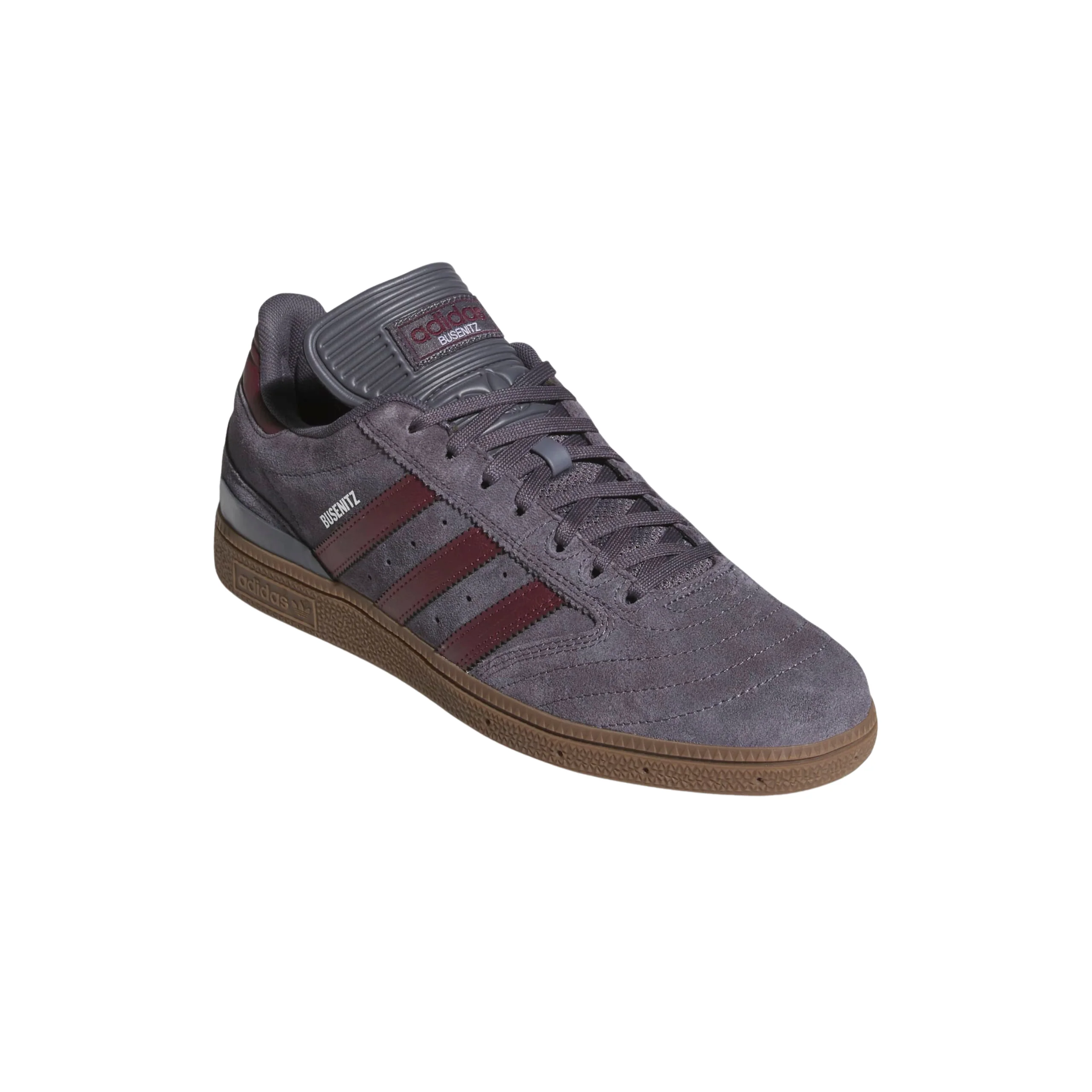 Adidas Skateboarding Busenitz Shoes - Aurora Onix / Maroon / Gum (HQ7532) - Image 2