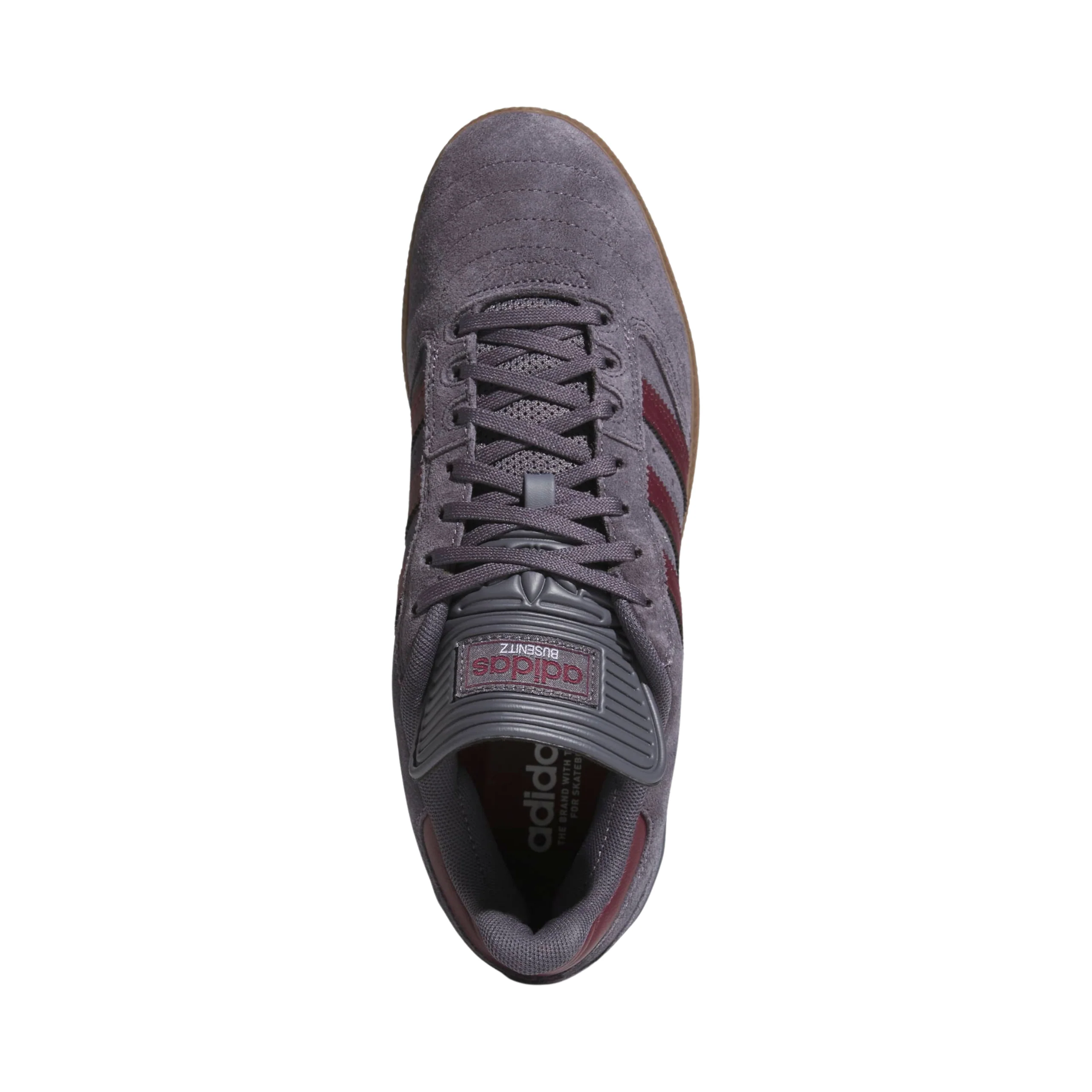 Adidas Skateboarding Busenitz Shoes - Aurora Onix / Maroon / Gum (HQ7532) - Image 4