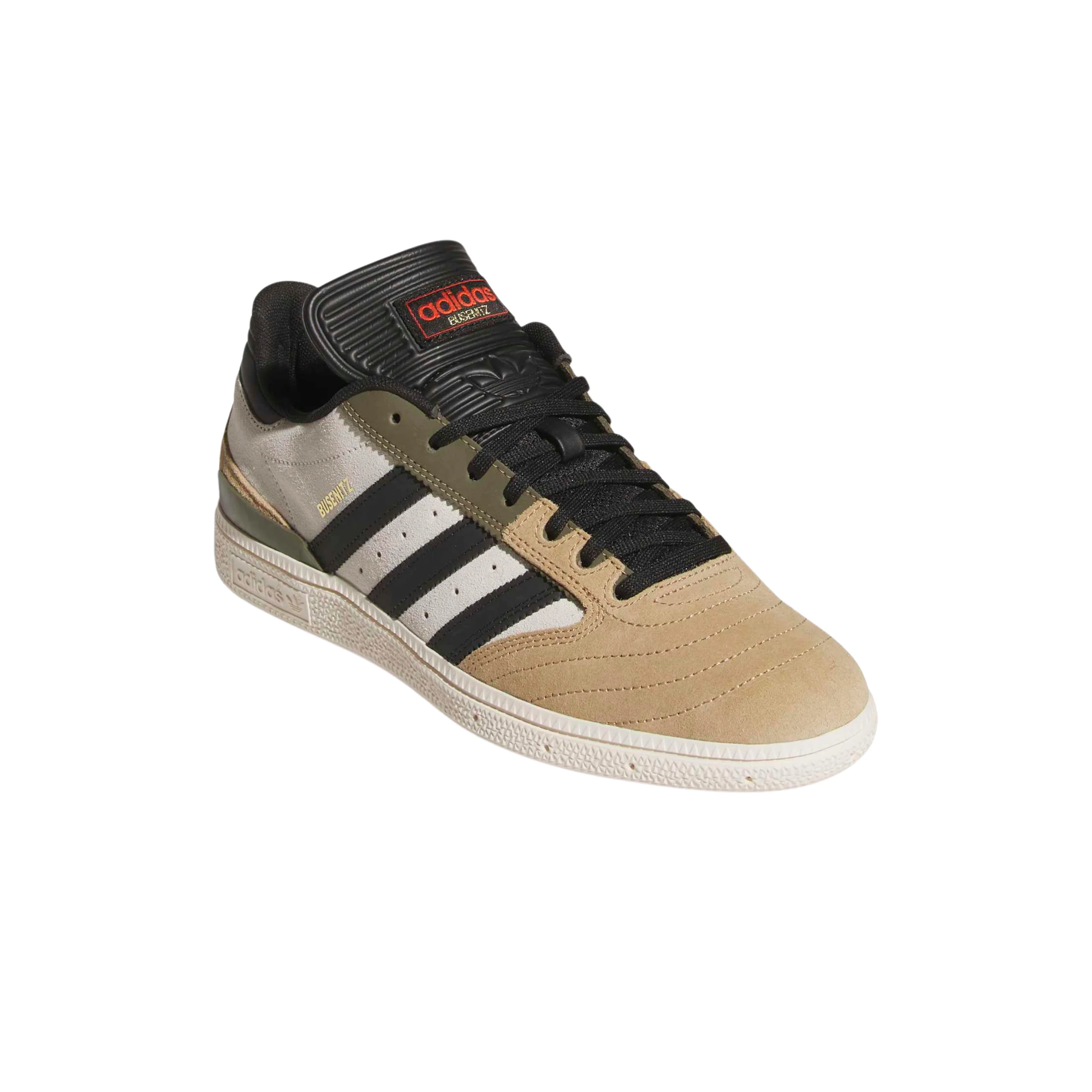 Adidas Skateboarding Busenitz Shoes - Cardboard / Core Black / Olive Strata (HQ4746) - Image 2