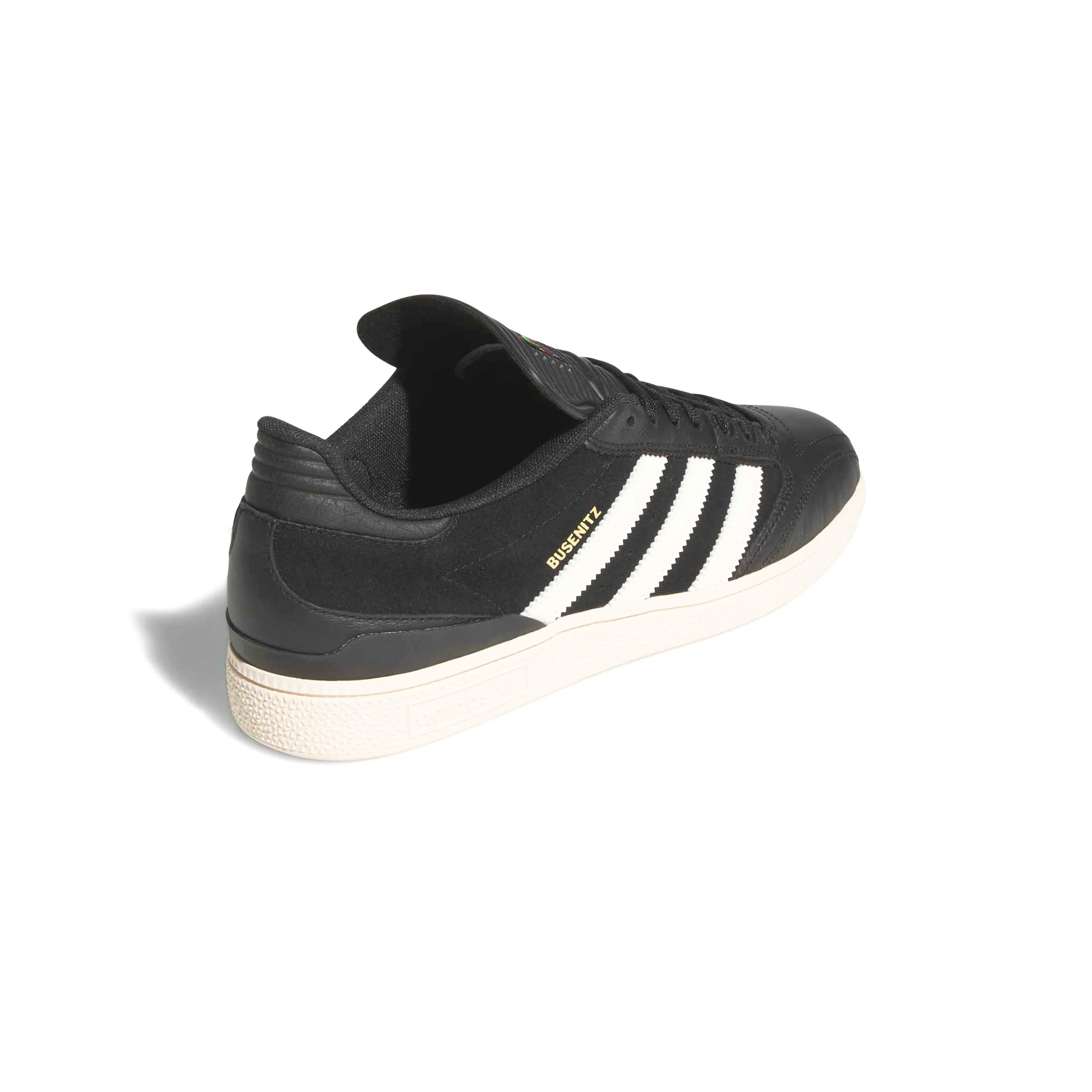 Adidas Skateboarding Busenitz Shoes - Core Black / Chalk White / Gold Metallic (HQ4708) - Image 3