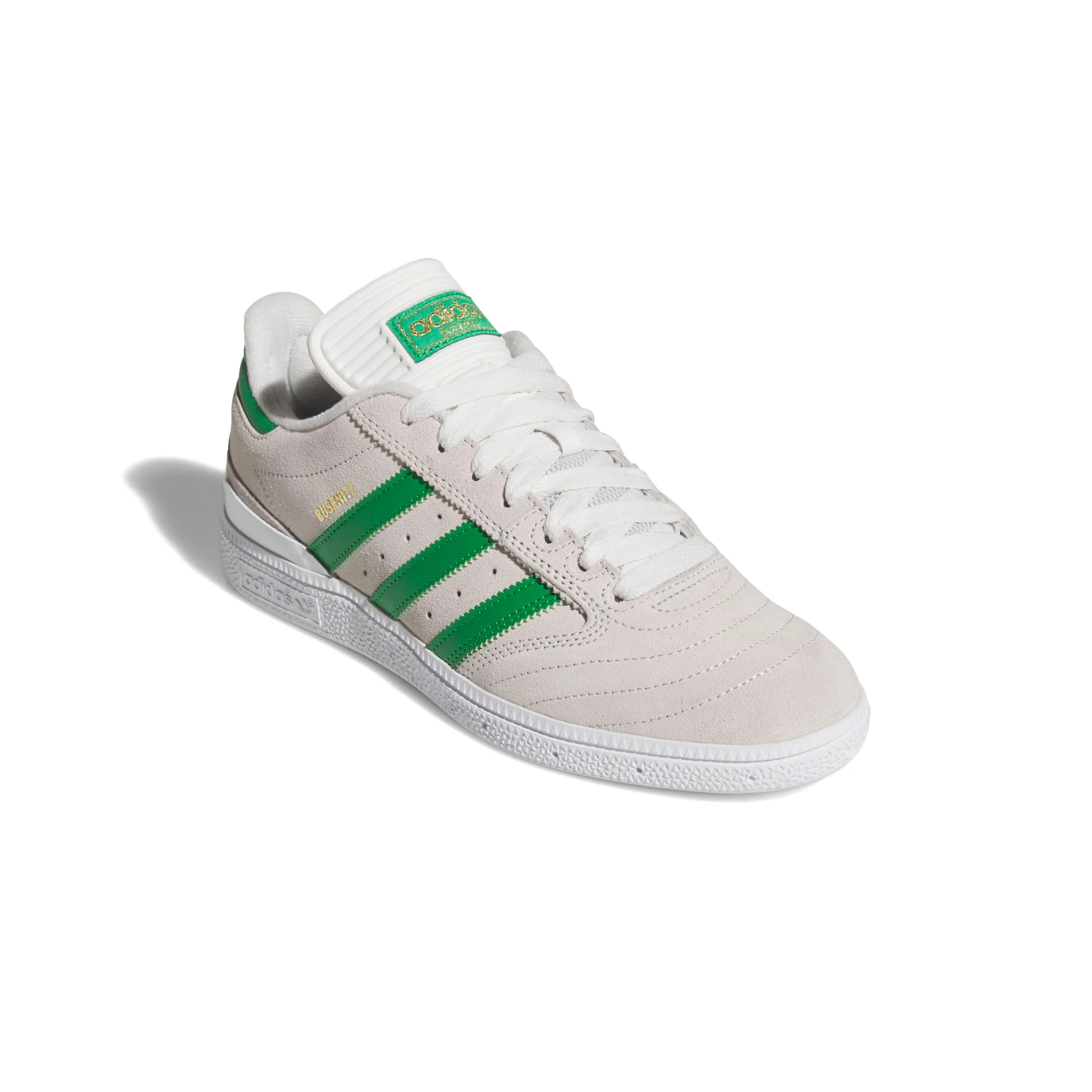 Adidas Skateboarding Busenitz Shoes - Crystal White / Crystal White / Gold Metallic (JH8133) - Image 2