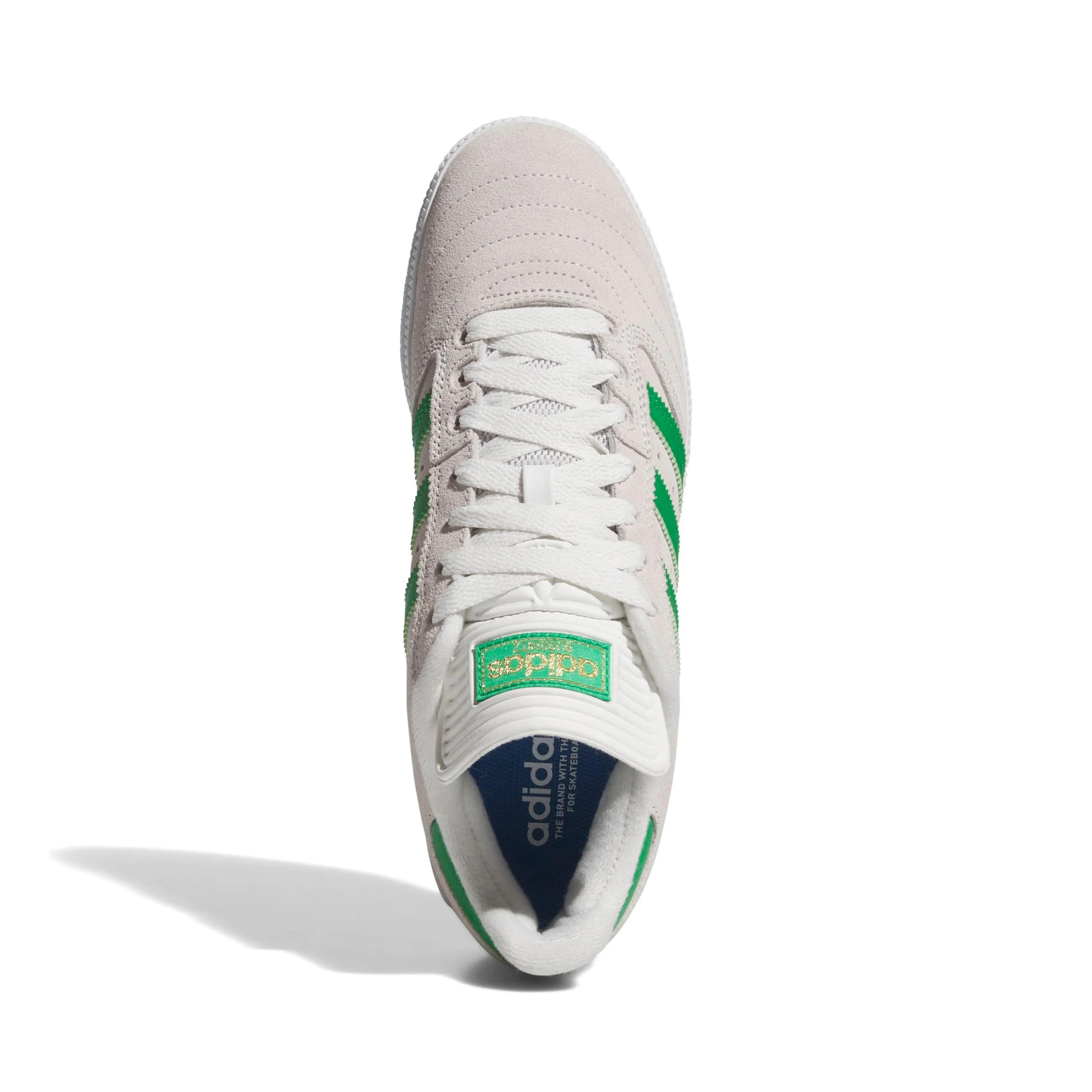 Adidas Skateboarding Busenitz Shoes - Crystal White / Crystal White / Gold Metallic (JH8133) - Image 4
