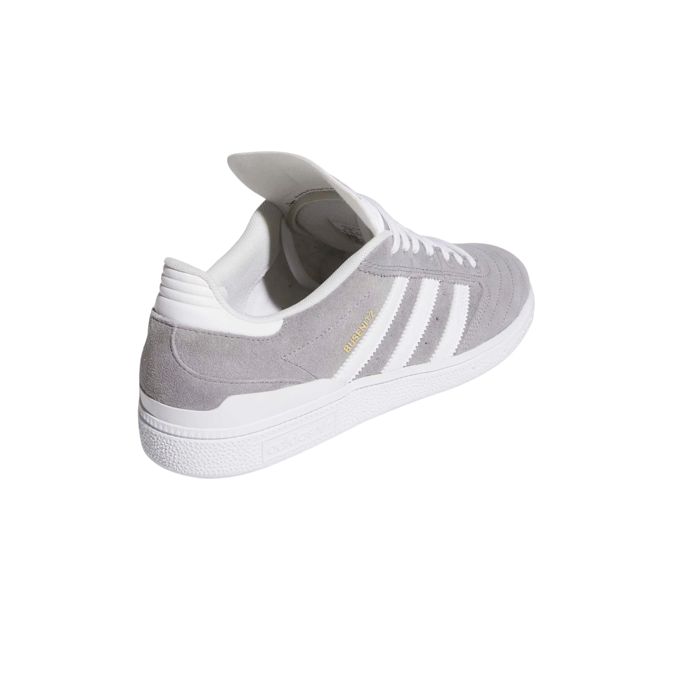 Adidas Skateboarding Busenitz Shoes - Grey Three / Cloud White / Gold Metallic (HQ7533) - Image 3
