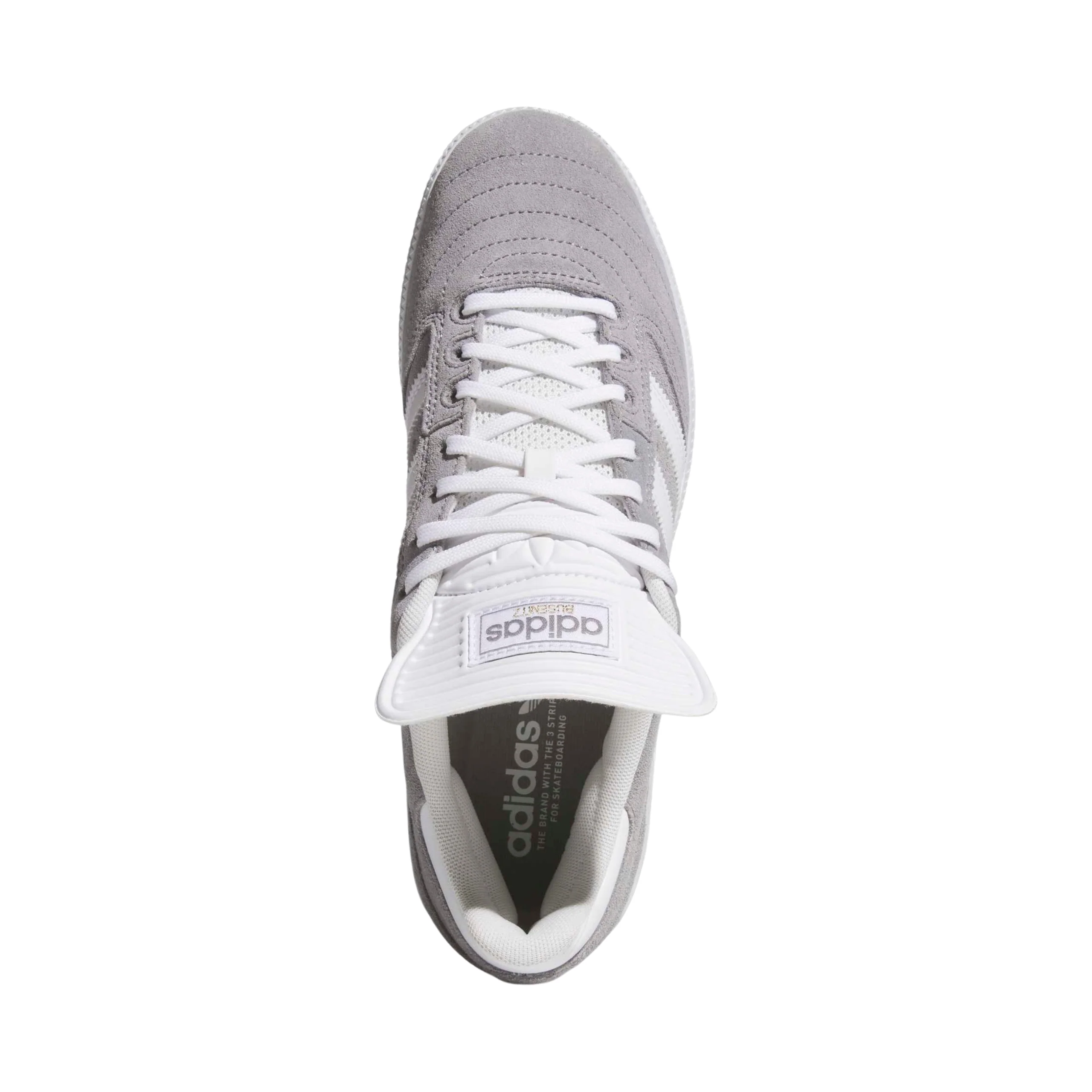 Adidas Skateboarding Busenitz Shoes - Grey Three / Cloud White / Gold Metallic (HQ7533) - Image 4
