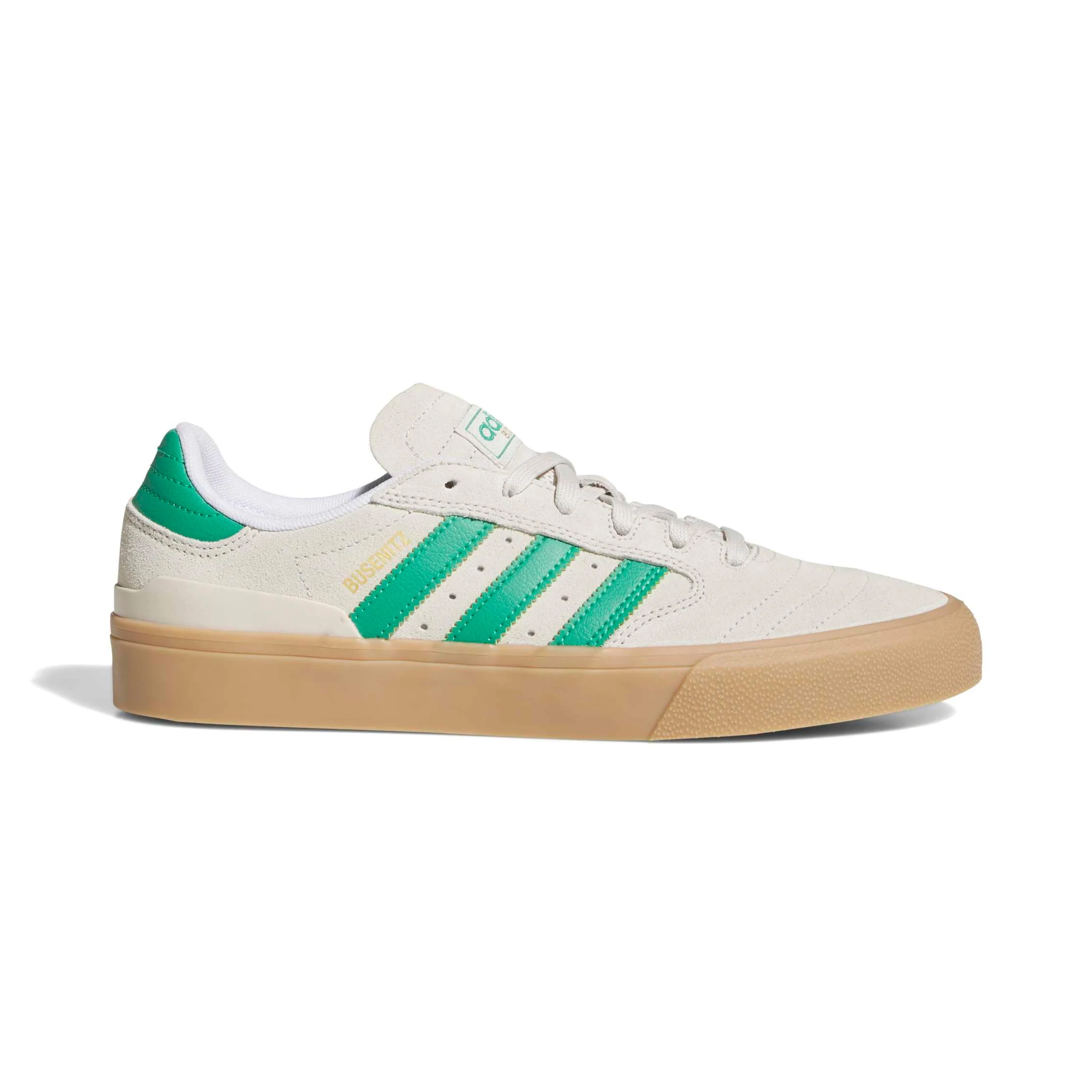 Adidas Skateboarding Busenitz Vulc II Shoes - Alumina / Court Green / Gum (HQ7530)