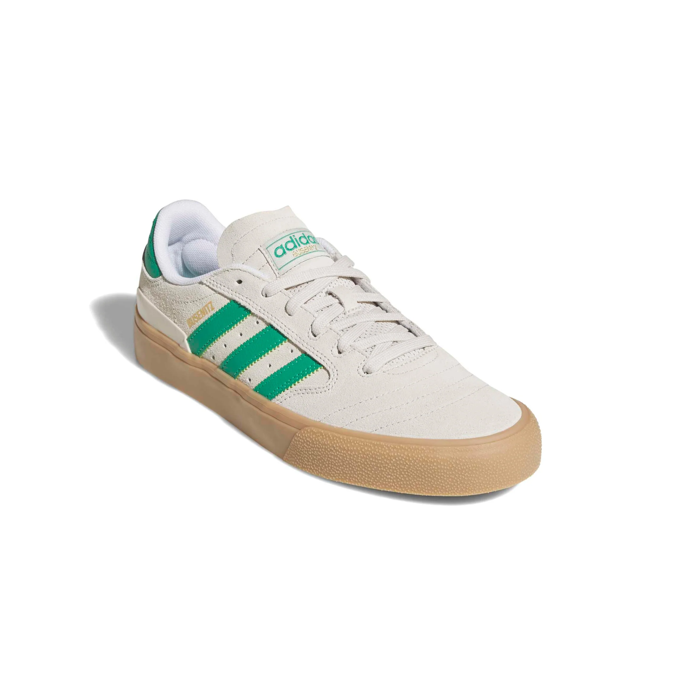 Adidas Skateboarding Busenitz Vulc II Shoes - Alumina / Court Green / Gum (HQ7530) - Image 2