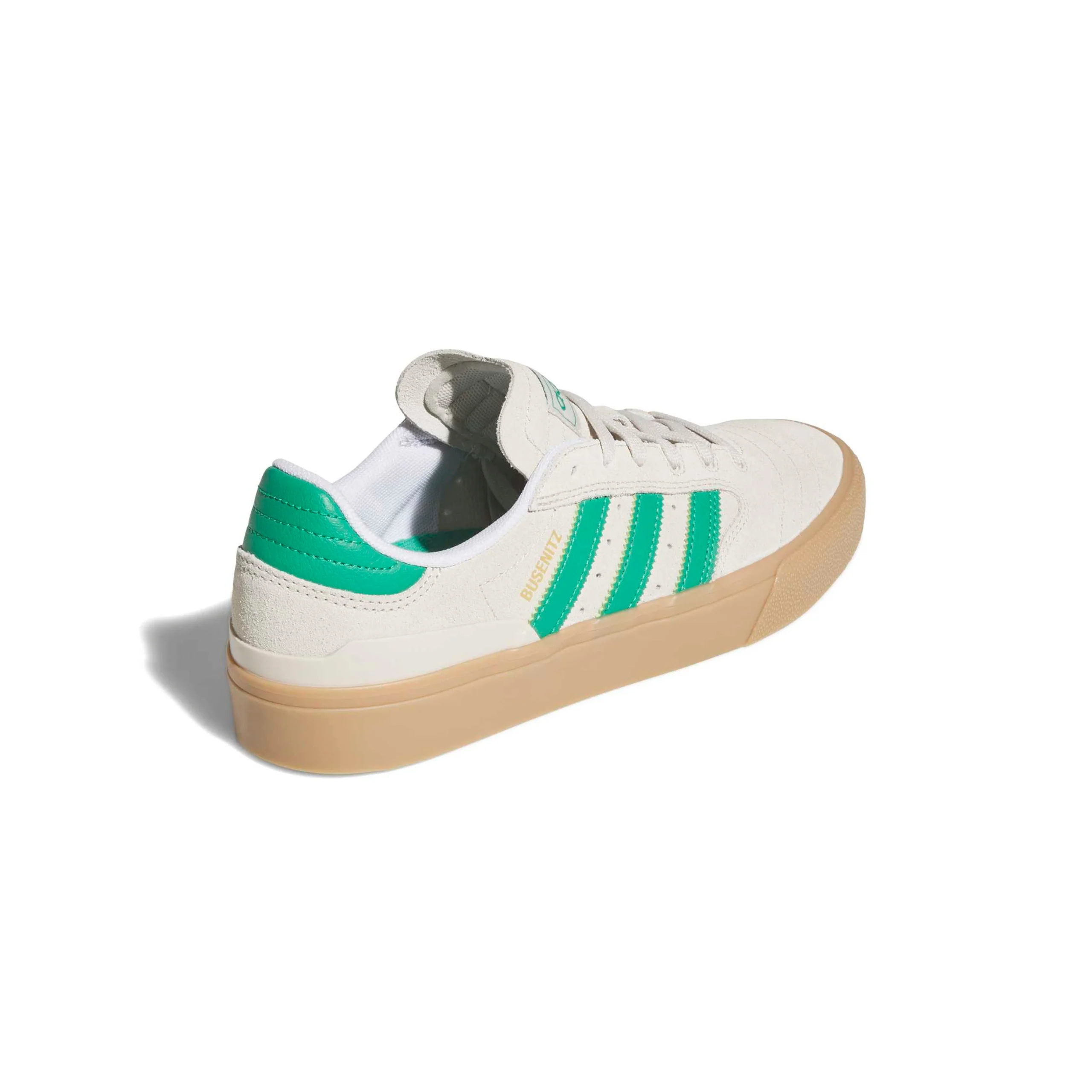 Adidas Skateboarding Busenitz Vulc II Shoes - Alumina / Court Green / Gum (HQ7530) - Image 3