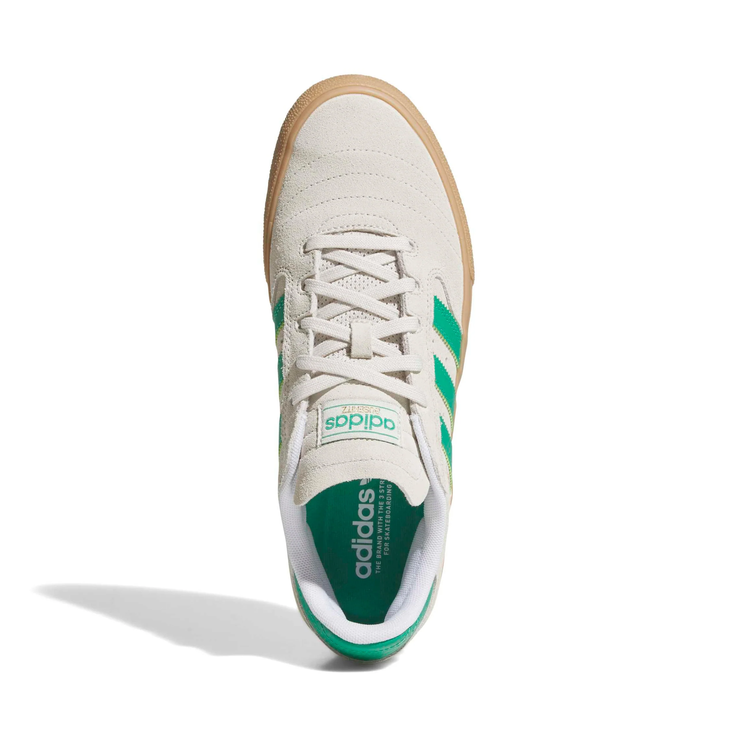 Adidas Skateboarding Busenitz Vulc II Shoes - Alumina / Court Green / Gum (HQ7530) - Image 4