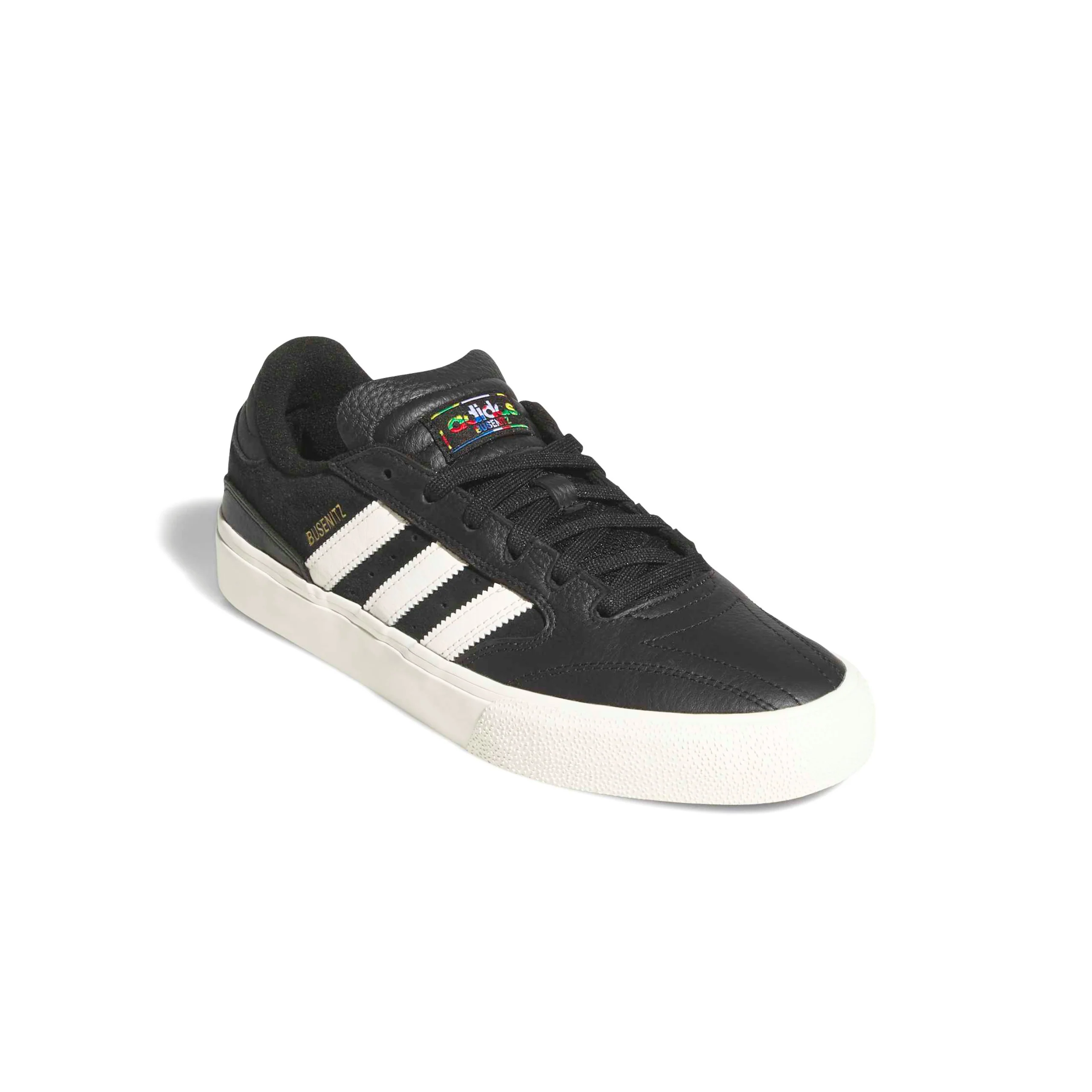 Adidas Skateboarding Busenitz Vulc II Shoes - Core Black / Chalk White / Gold Metallic (HQ4711) - Image 2