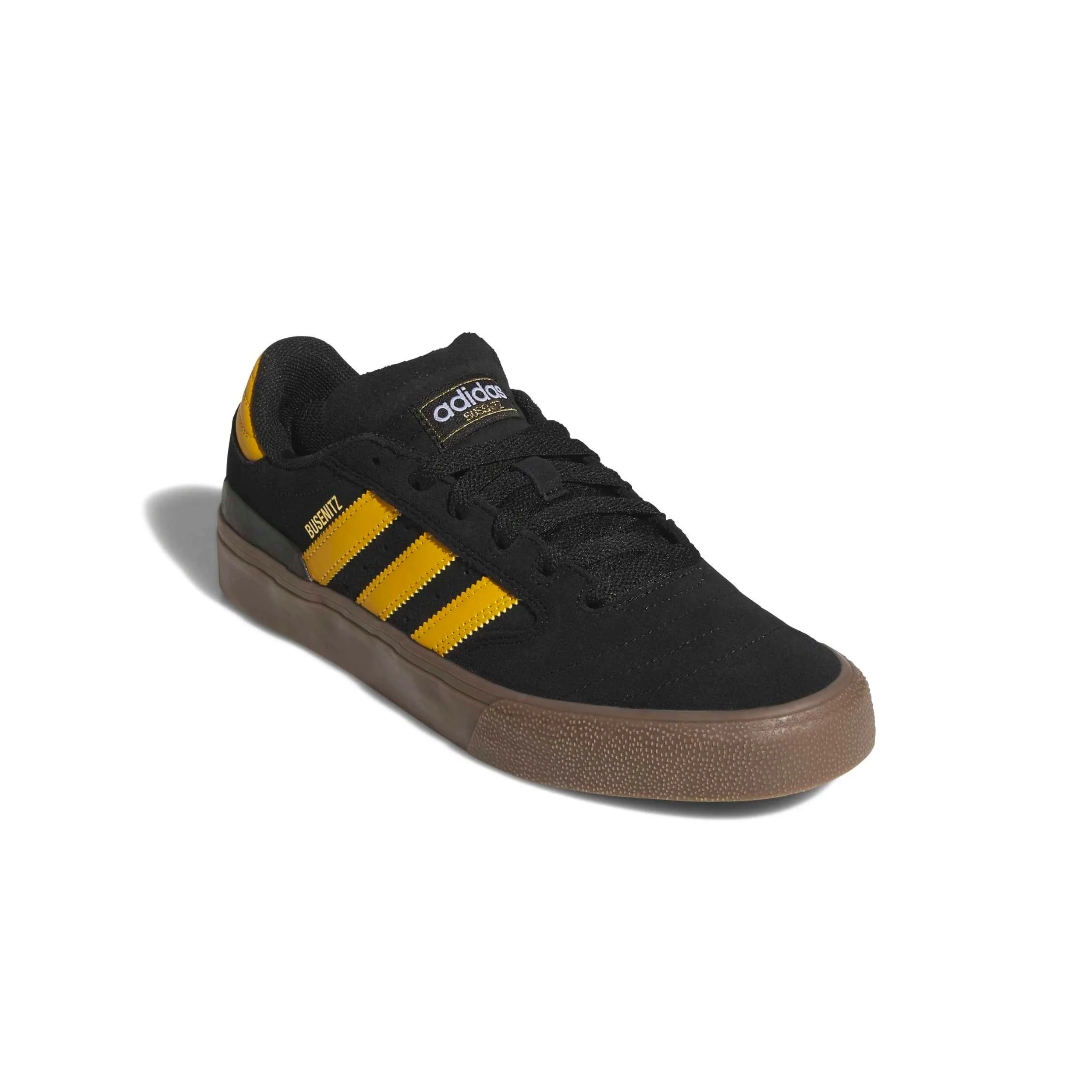 Adidas Skateboarding Busenitz Vulc II Shoes - Core Black / Preloved Yellow / Gum4 (KJ0249) - Image 2
