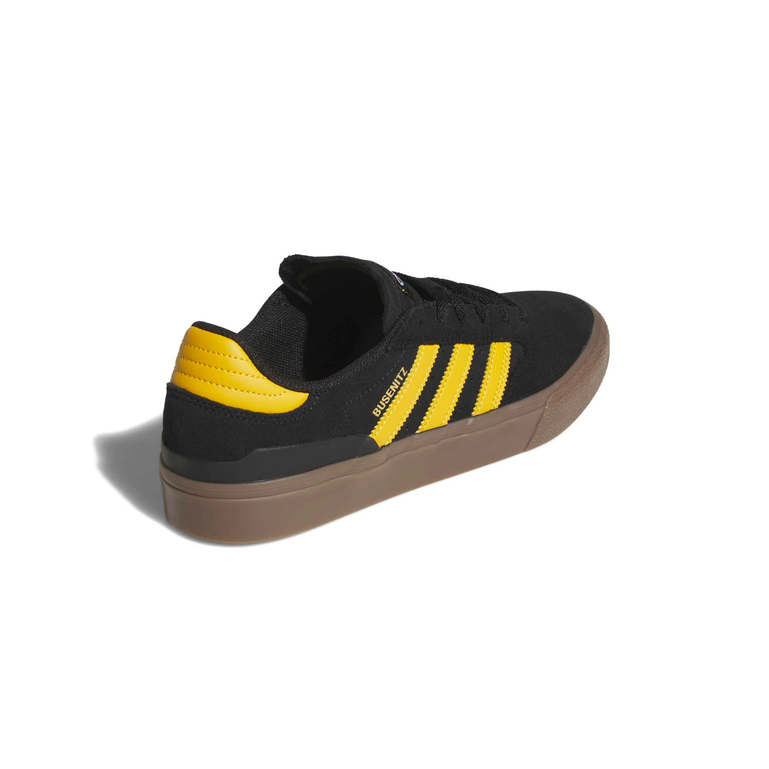 Adidas Skateboarding Busenitz Vulc II Shoes - Core Black / Preloved Yellow / Gum4 (KJ0249) - Image 3