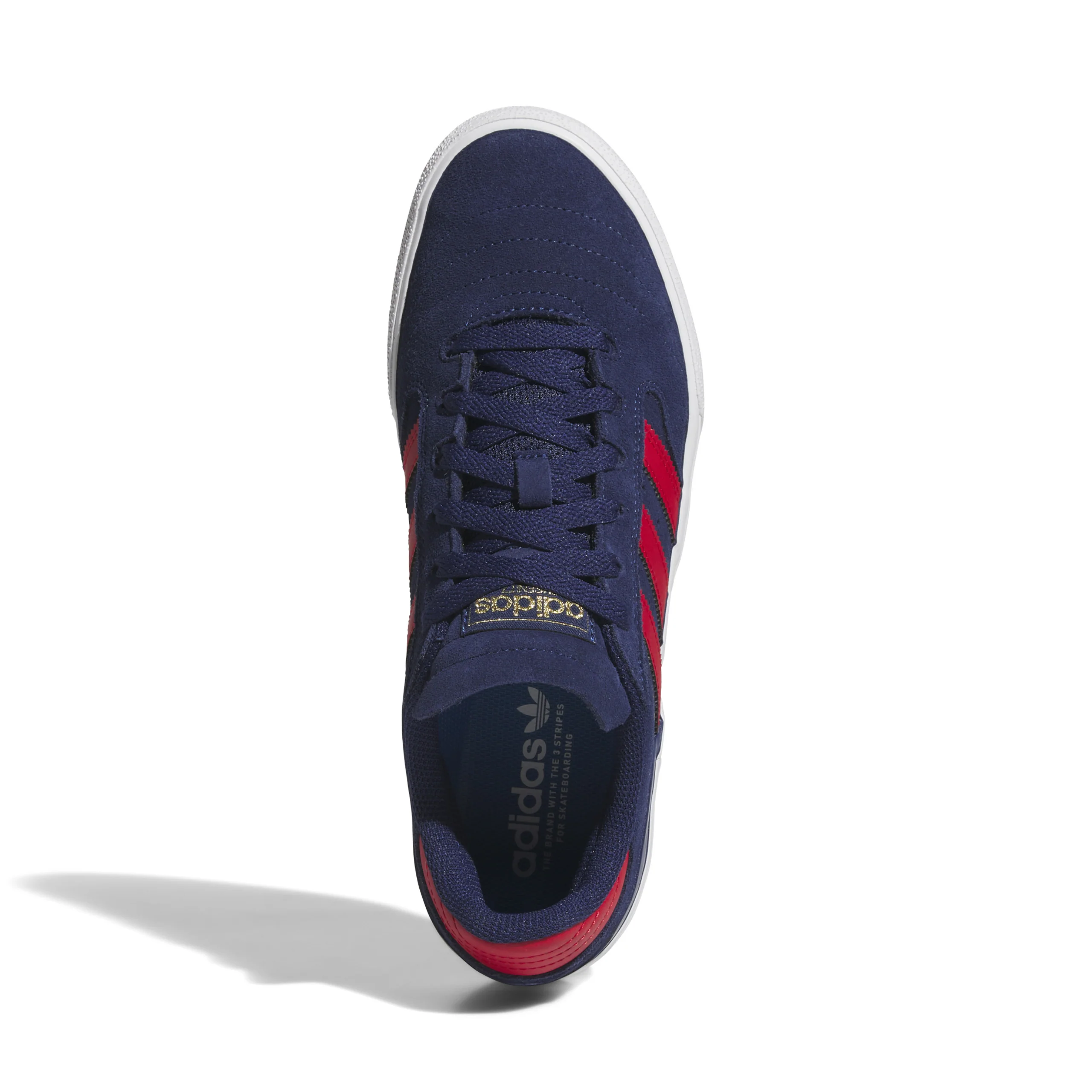 Adidas Skateboarding Busenitz Vulc II Shoes - Dark Blue / Better Scarlet / Gold Metallic - Image 4