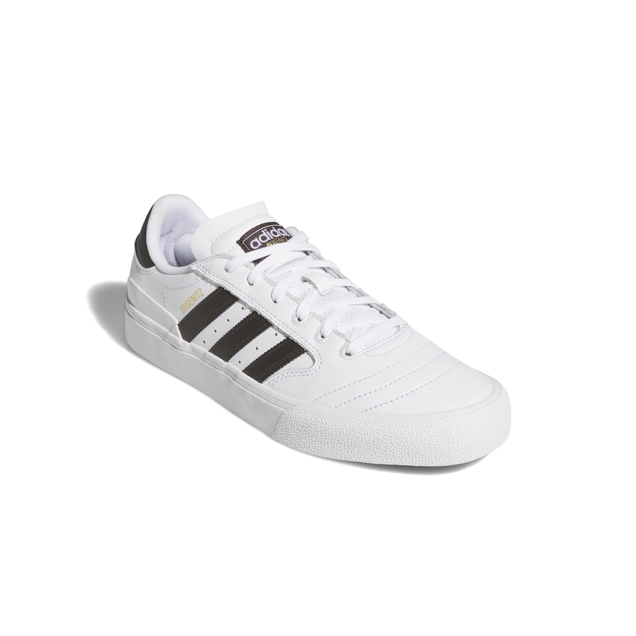 Adidas Skateboarding Busenitz Vulc II Shoes - Footwear White / Aurora Coffee / Gold Metallic (KJ3476) - Image 2