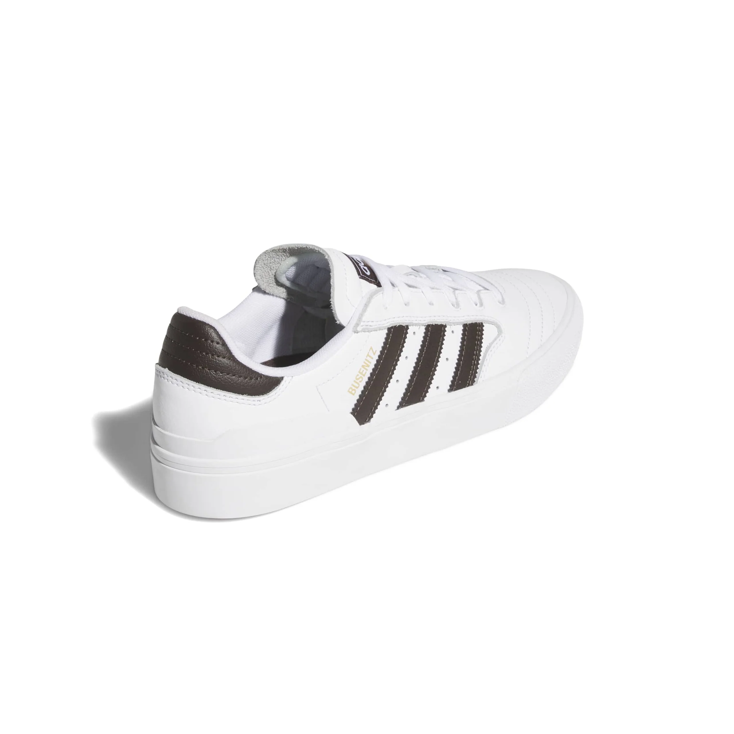 Adidas Skateboarding Busenitz Vulc II Shoes - Footwear White / Aurora Coffee / Gold Metallic (KJ3476) - Image 3