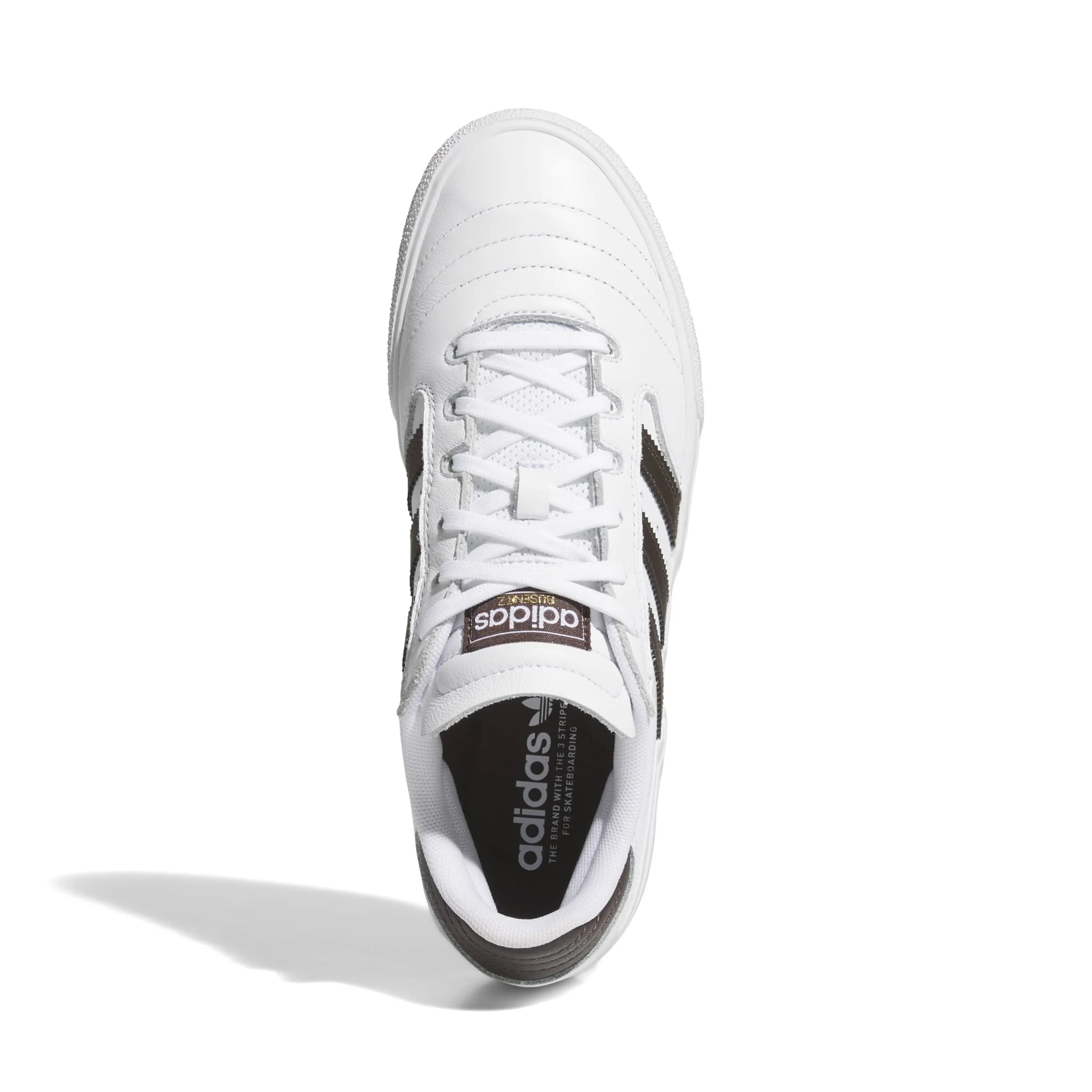 Adidas Skateboarding Busenitz Vulc II Shoes - Footwear White / Aurora Coffee / Gold Metallic (KJ3476) - Image 4