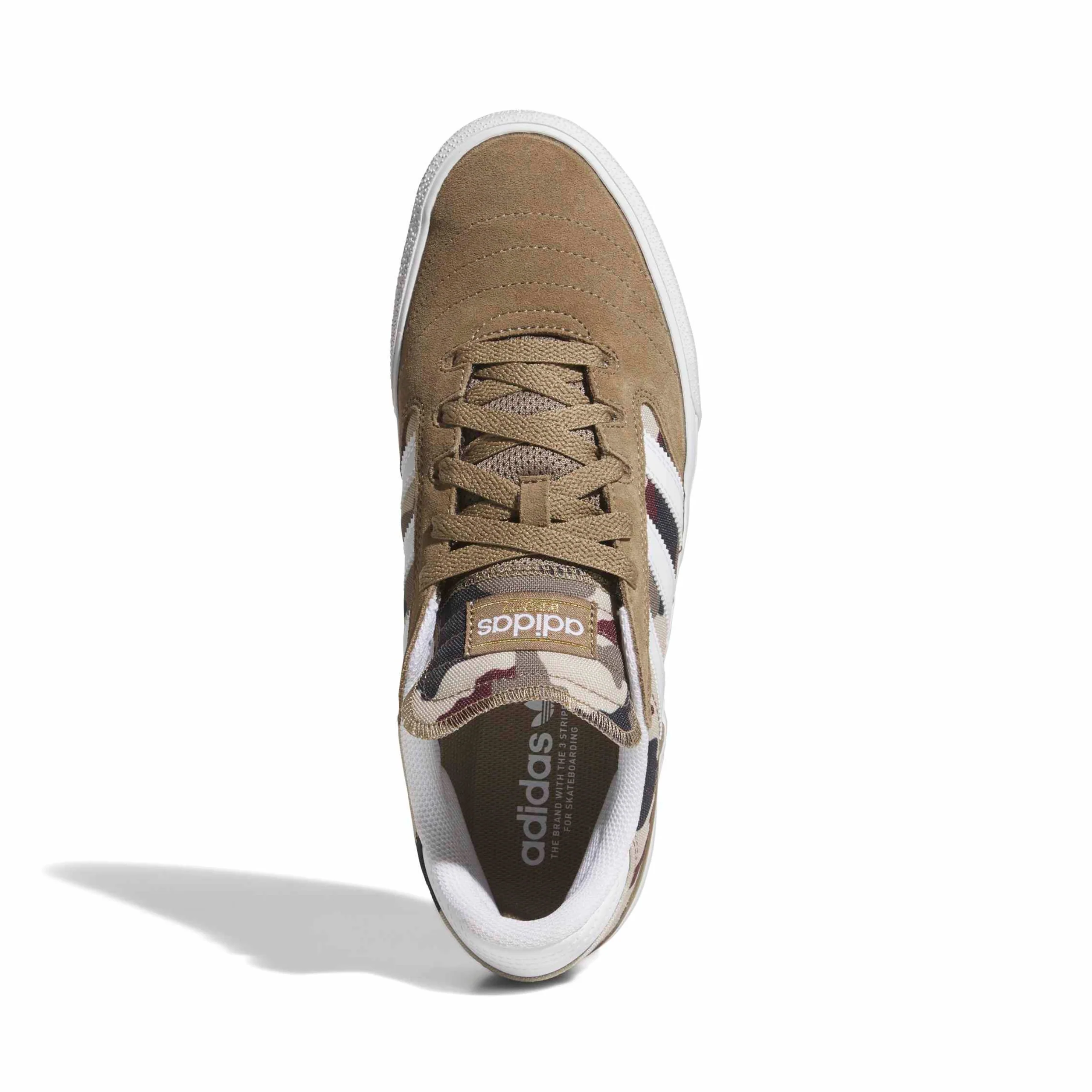 Adidas Skateboarding Busenitz Vulc II Shoes - Khaki Six / Footwear White / Aurora Ink (KJ0252) - Image 4