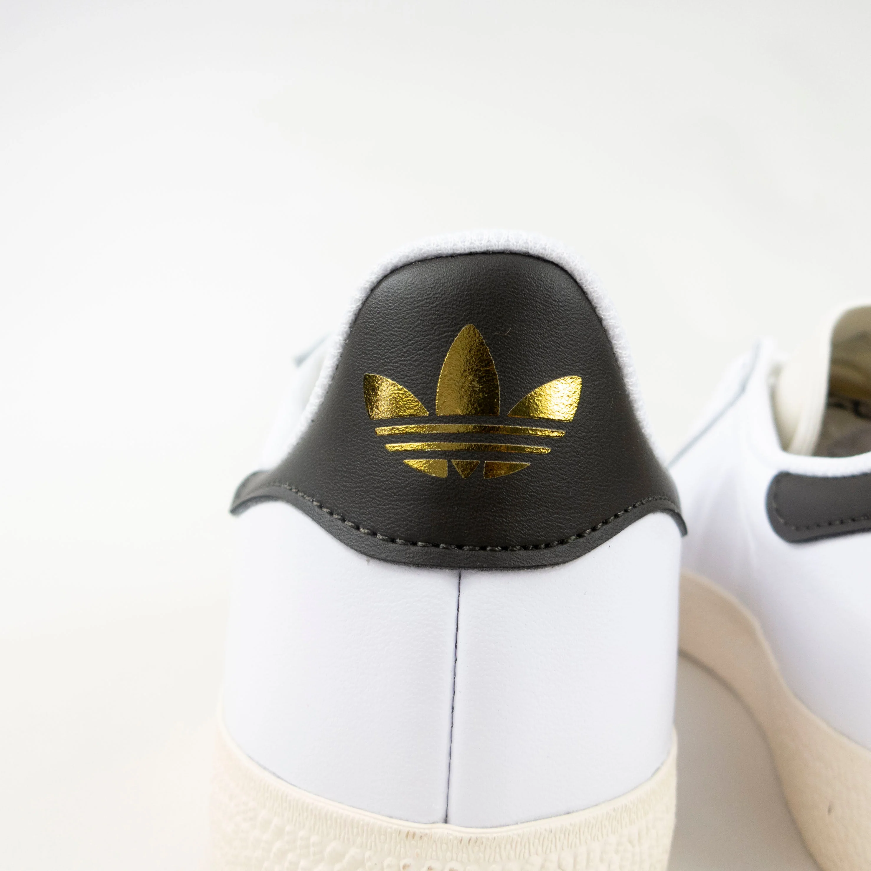 Adidas Skateboarding Gazelle ADV Shoes - Cloud White / Cloud White / Shadow Olive - Image 5