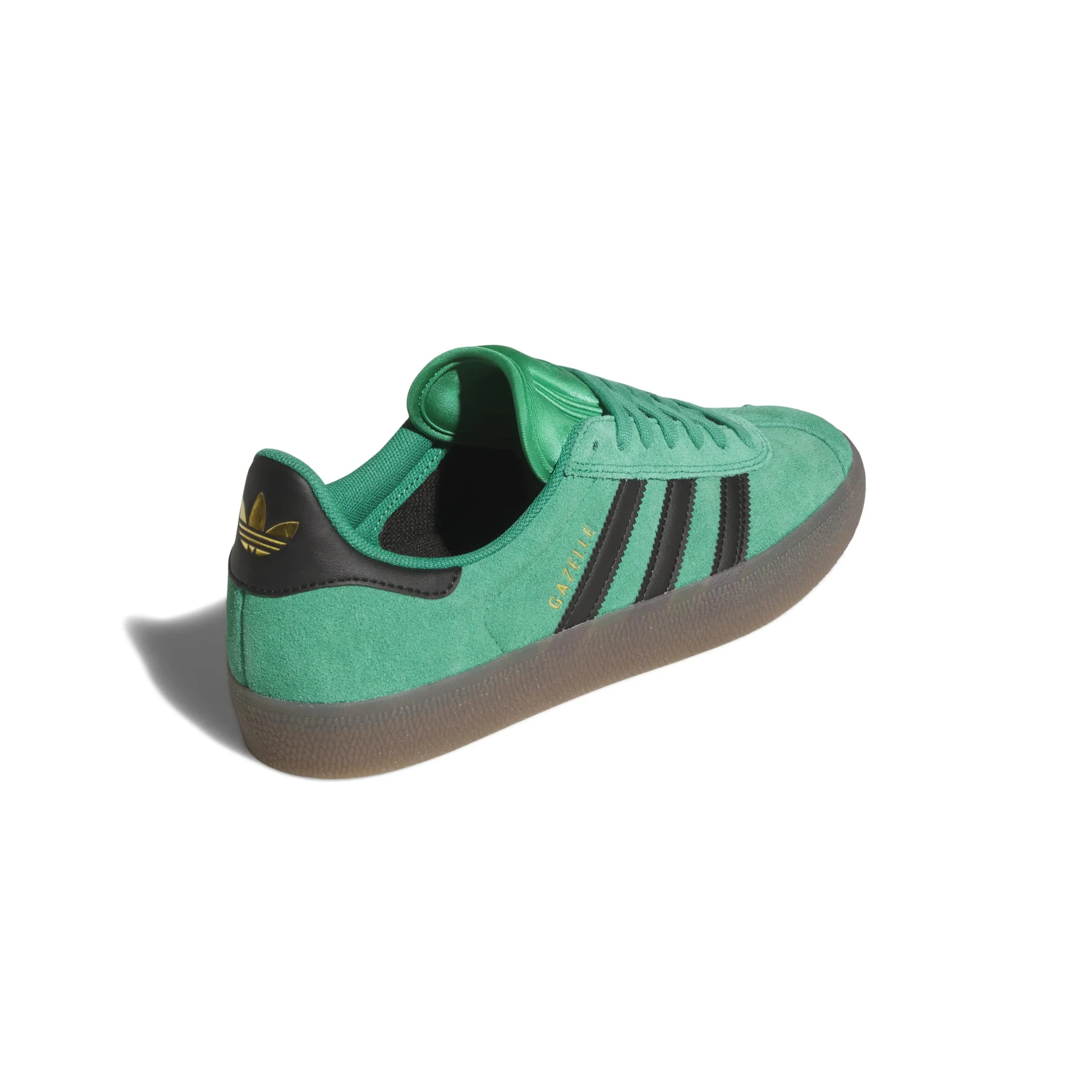 Adidas Skateboarding Gazelle ADV Shoes - Court Green / Core Black / Gum (KI3206) - Image 3