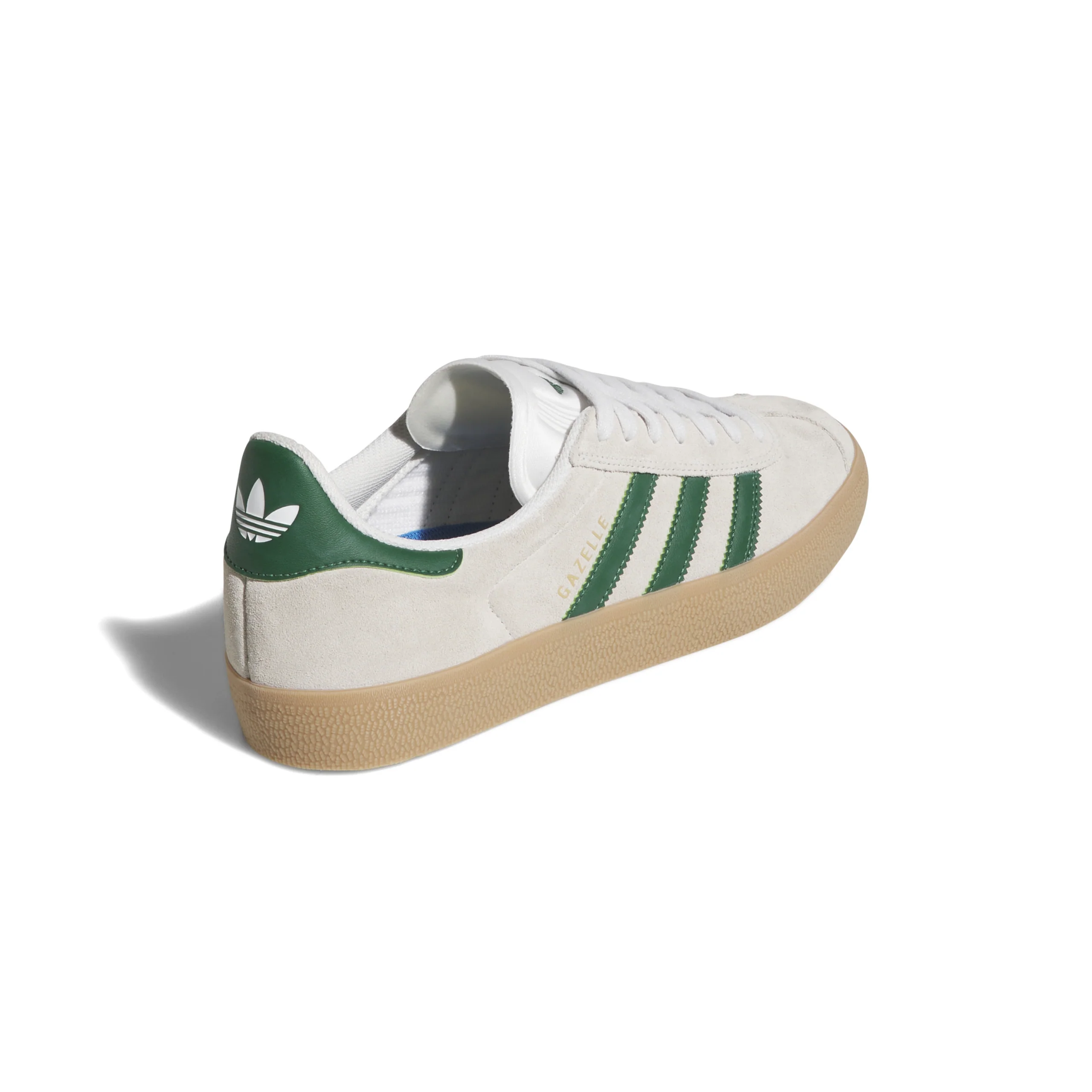 Adidas Skateboarding Gazelle ADV Shoes - Crystal White / Crystal White / Gum (JP5858) - Image 3