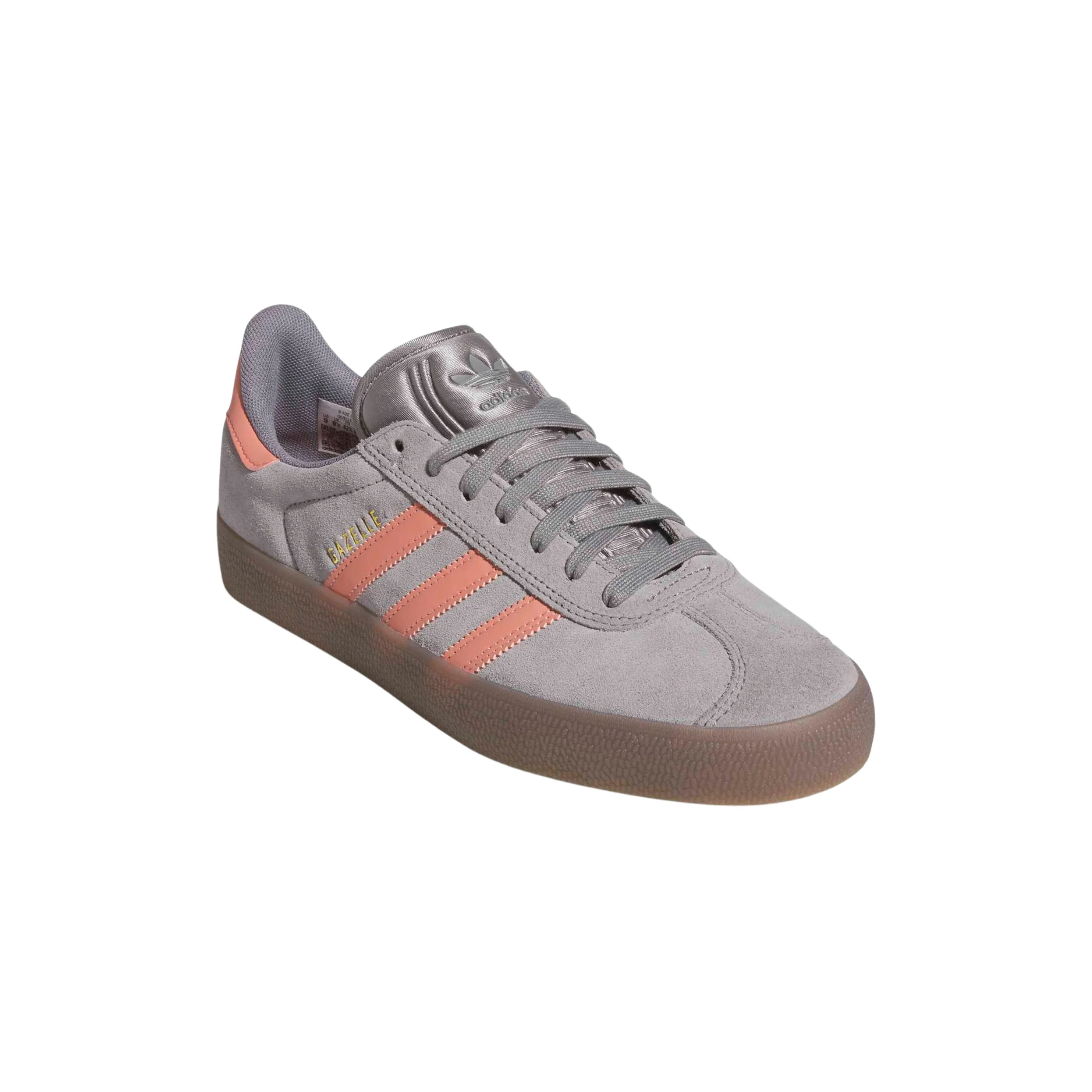 Adidas Skateboarding Gazelle ADV Shoes - Grey Three / Wonder Clay / Gum5 (KI3204) - Image 2