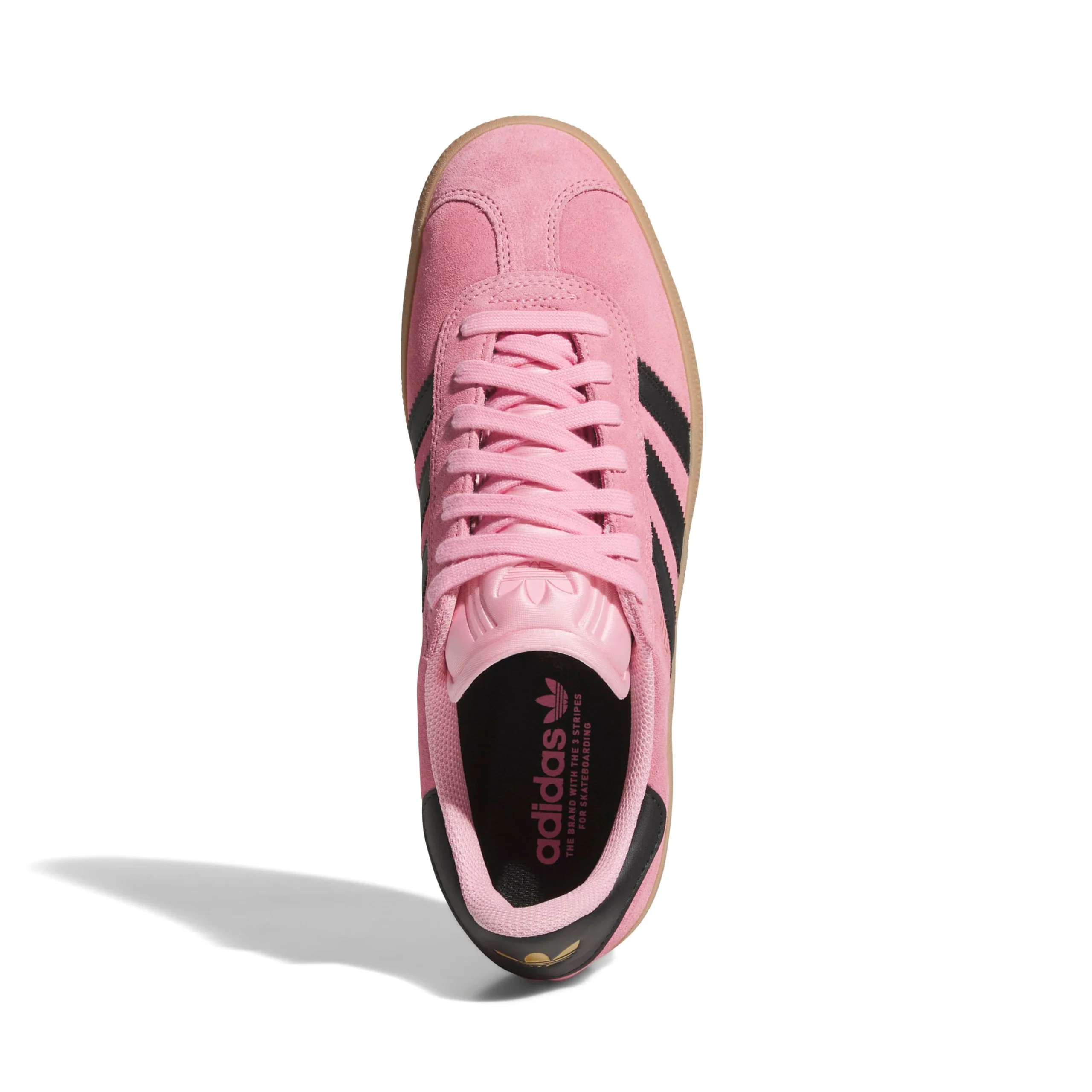 Adidas Skateboarding Gazelle ADV Shoes - Light Pink / Core Black / Gum - Image 4