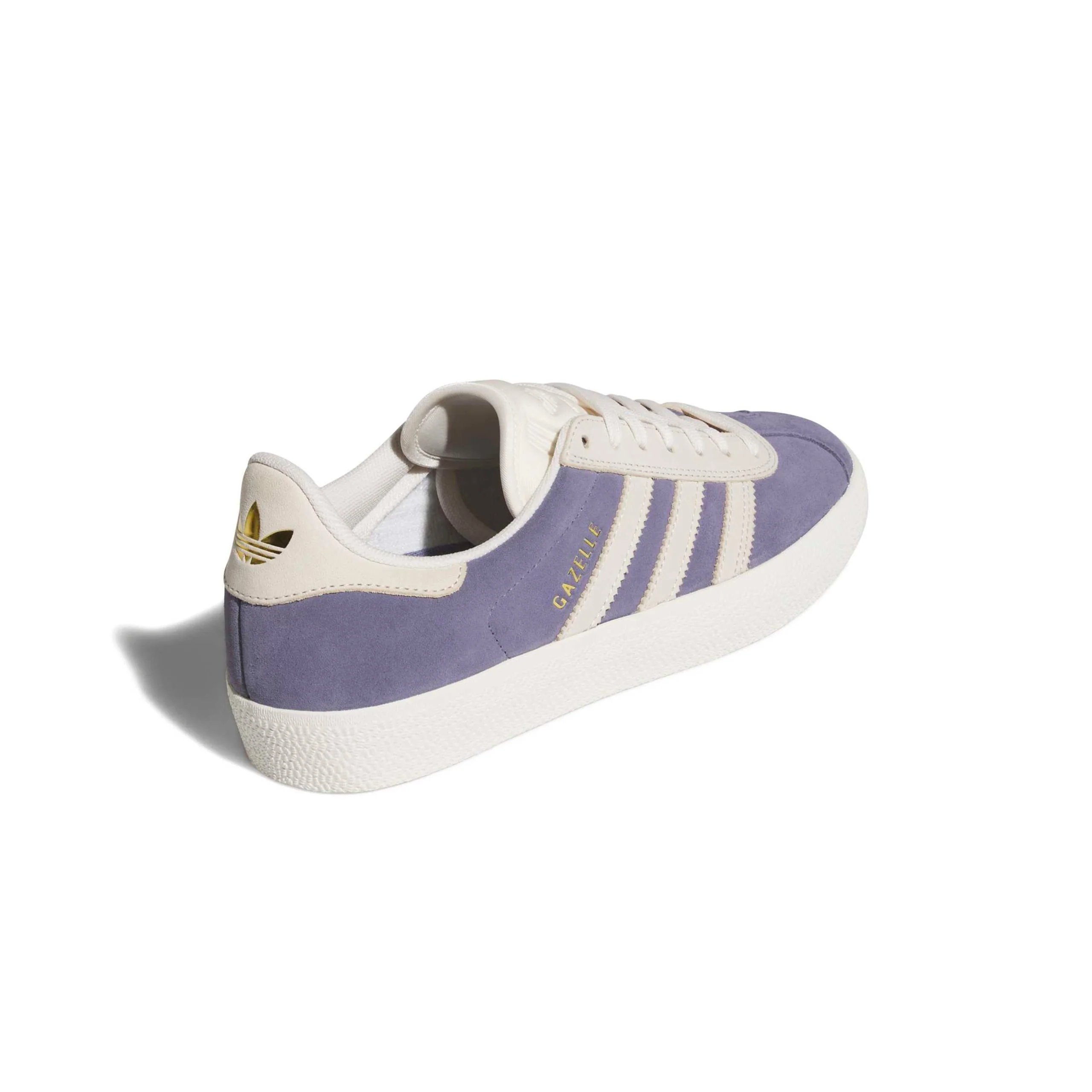 Adidas Skateboarding Gazelle ADV Shoes - Super Purple / Chalk White / Gold Metallic (HQ7546) - Image 4
