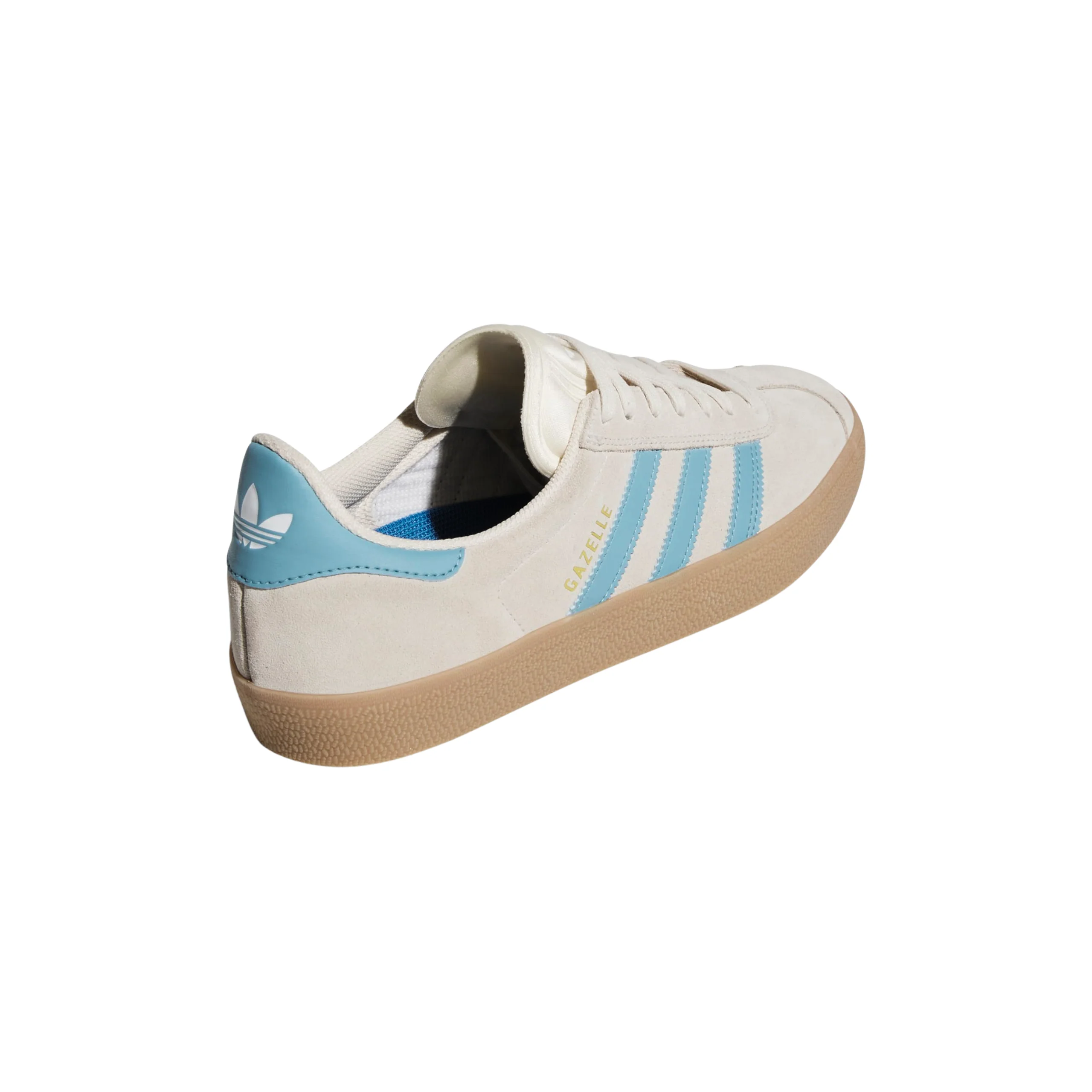 Adidas Skateboarding Gazelle ADV Shoes - Wonder White / Preloved Blue / Gum4 (JP8518) - Image 4