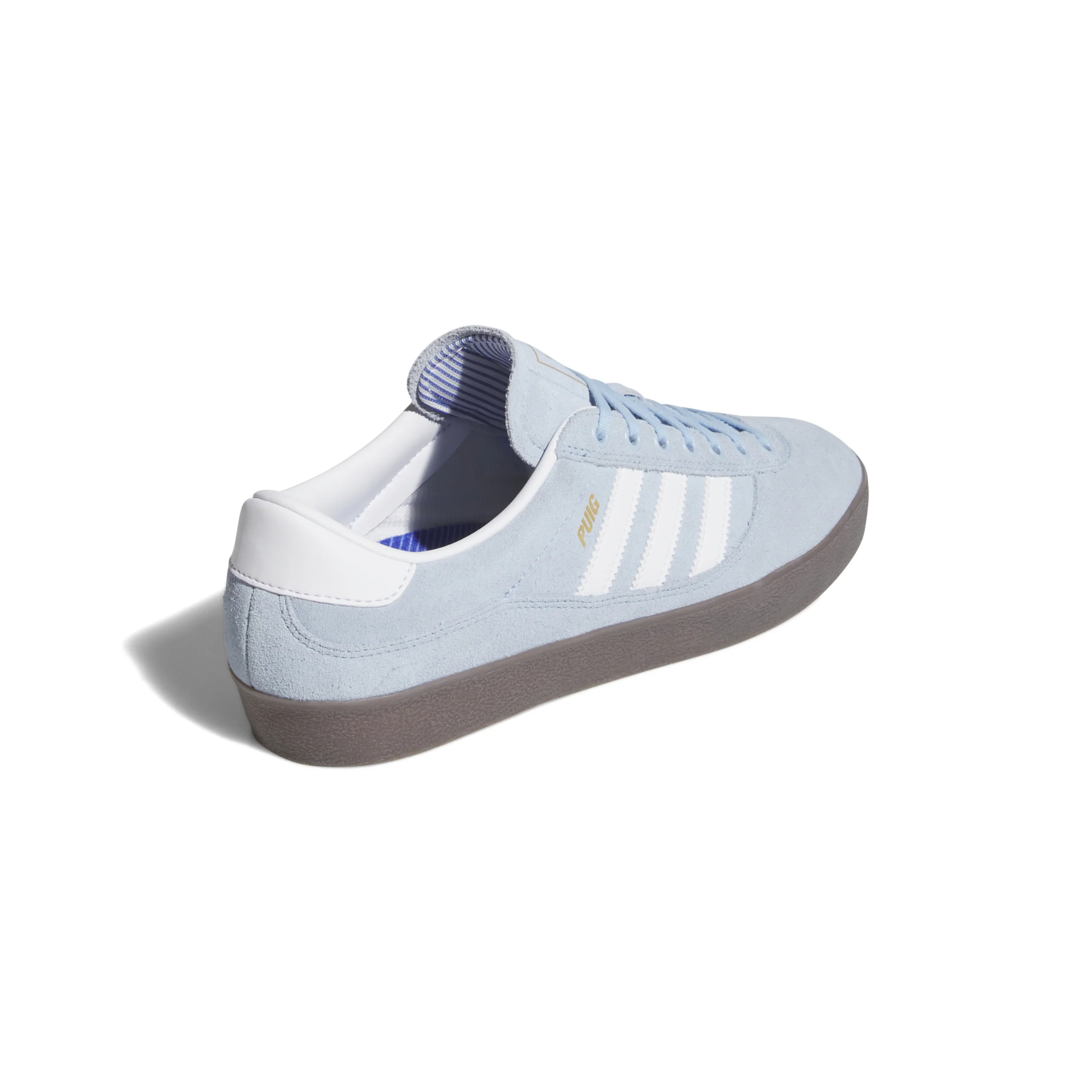 Adidas Skateboarding Puig Indoor Shoes - Clear Sky / Cloud White / Gum (JR5825) - Image 3