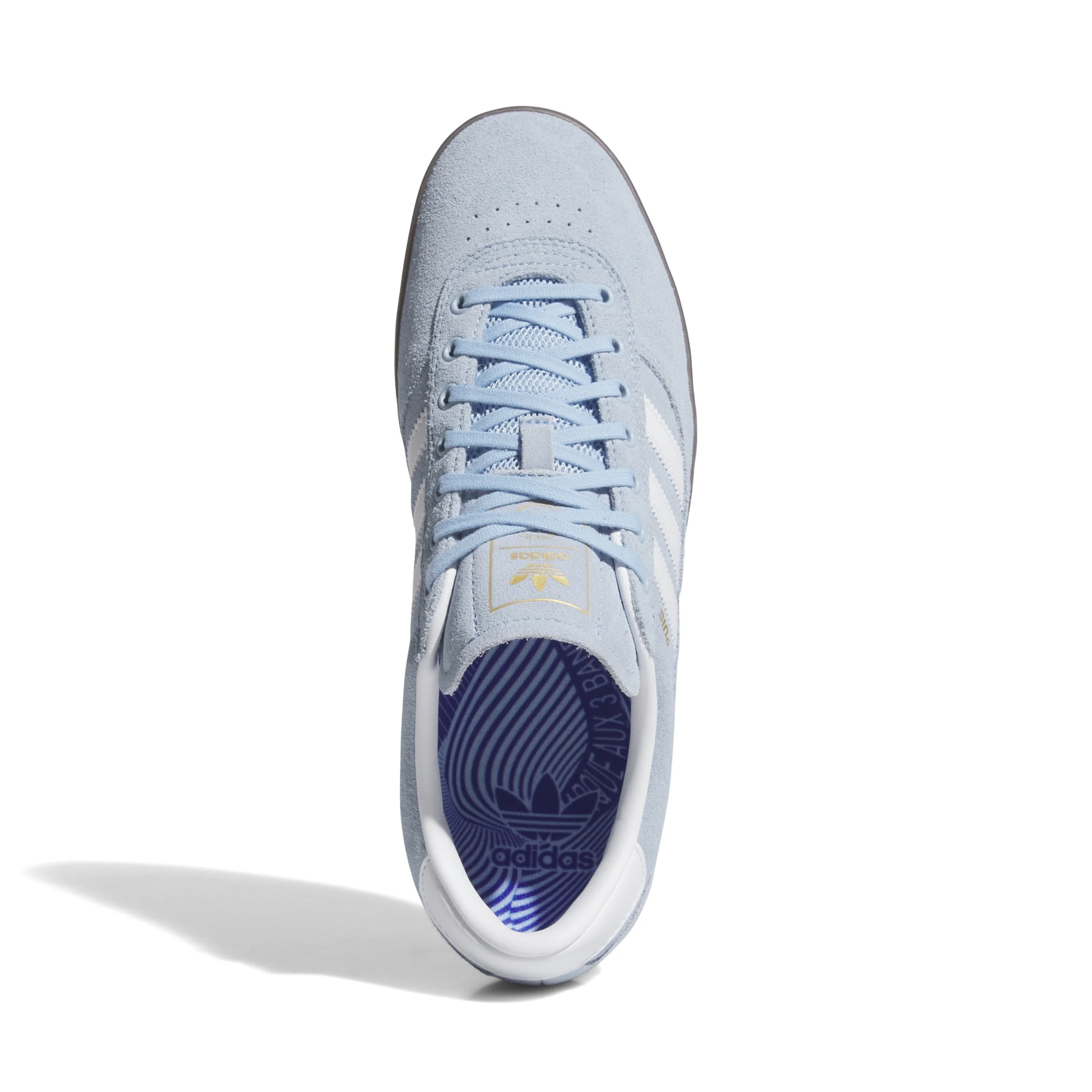 Adidas Skateboarding Puig Indoor Shoes - Clear Sky / Cloud White / Gum (JR5825) - Image 4