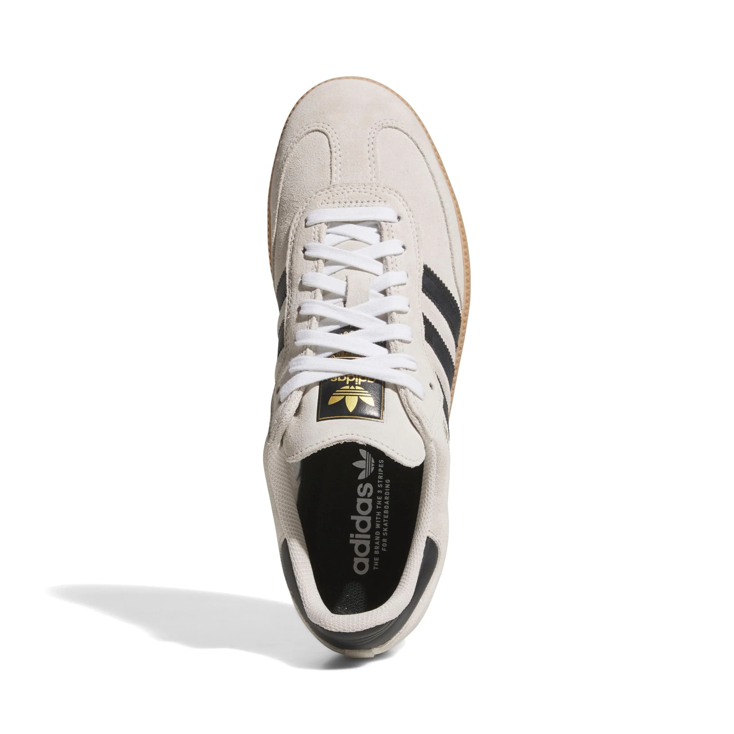 Adidas Skateboarding Samba ADV Shoes - Alumina / Core Black / Gum4 (JR7108) - Image 4