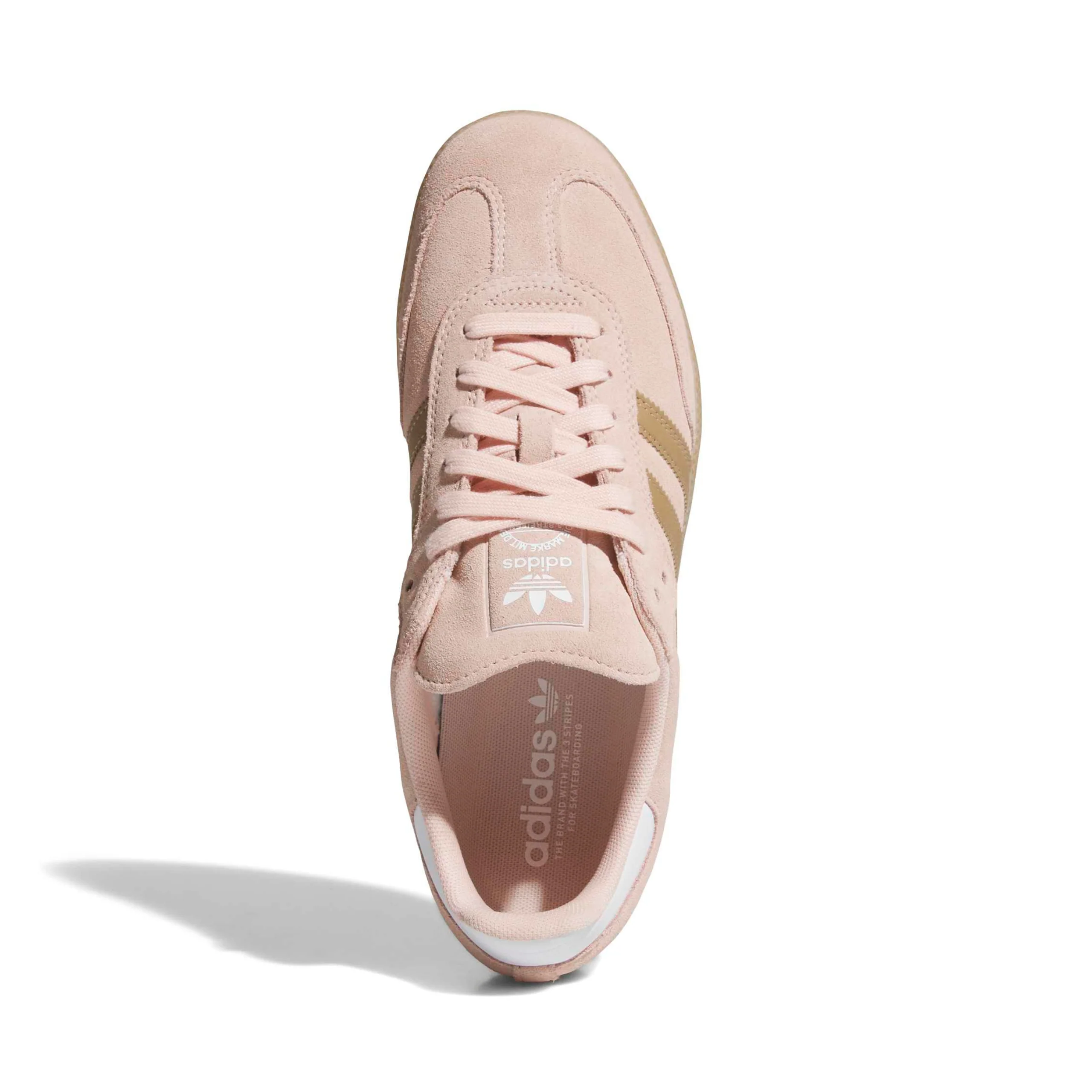 Adidas Skateboarding Samba ADV Shoes - Blush Pink / Cardboard / Gum (KI5090) - Image 4